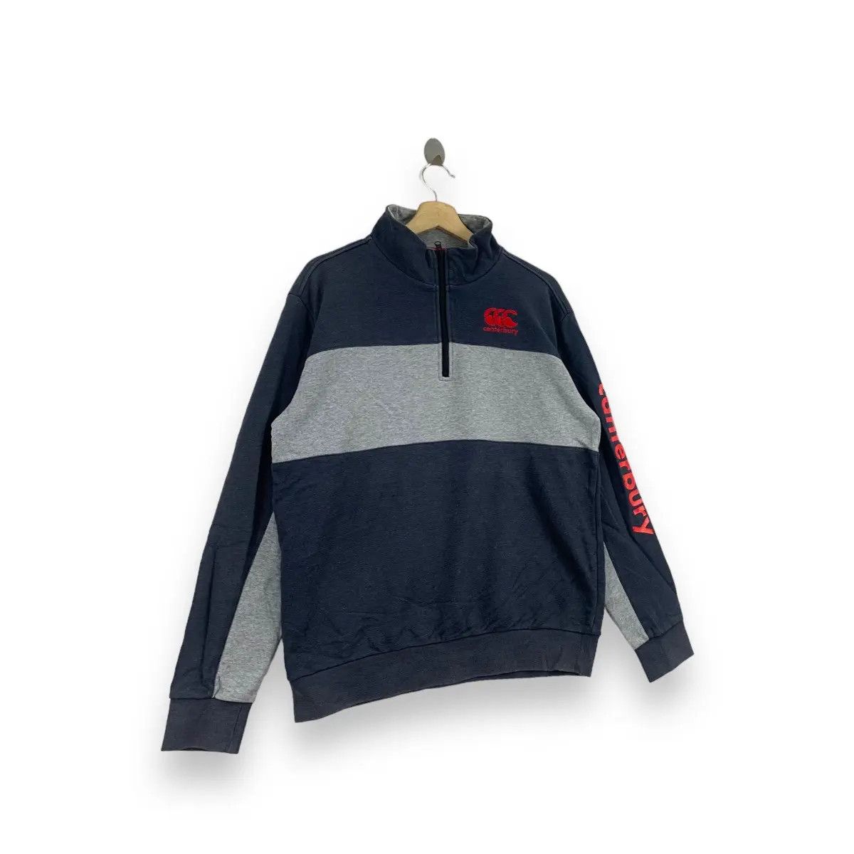 Canterbury of New Zealand Vintage CANTERBURY NEW ZEALAND Rugby Half Zipper Size US XL / EU 56 / 4 - 3 Thumbnail
