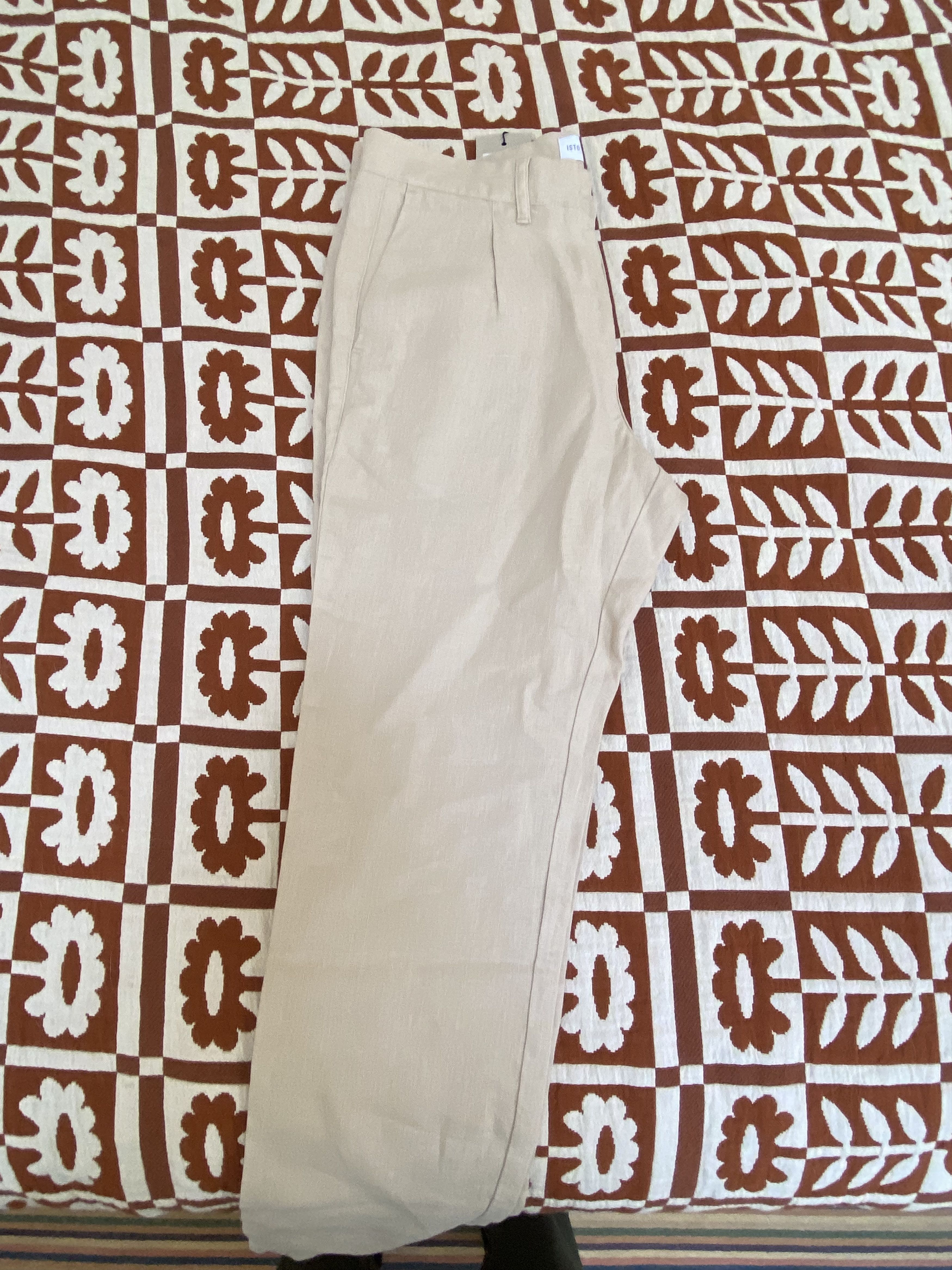 Other ISTO Pleated Linen Trousers 32x32 NWT Size US 32 / EU 48 - 5 Thumbnail