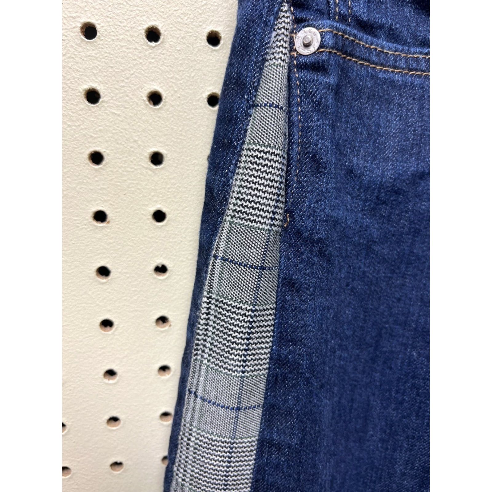 Levi's Levi's 504 Jeans Slim Denim 32x30 Houndstooth Plaid Cotton Blend Regular Inseam 30 Men Mens Skinny Vintage No Size US 32 / EU 48 - 2 Thumbnail