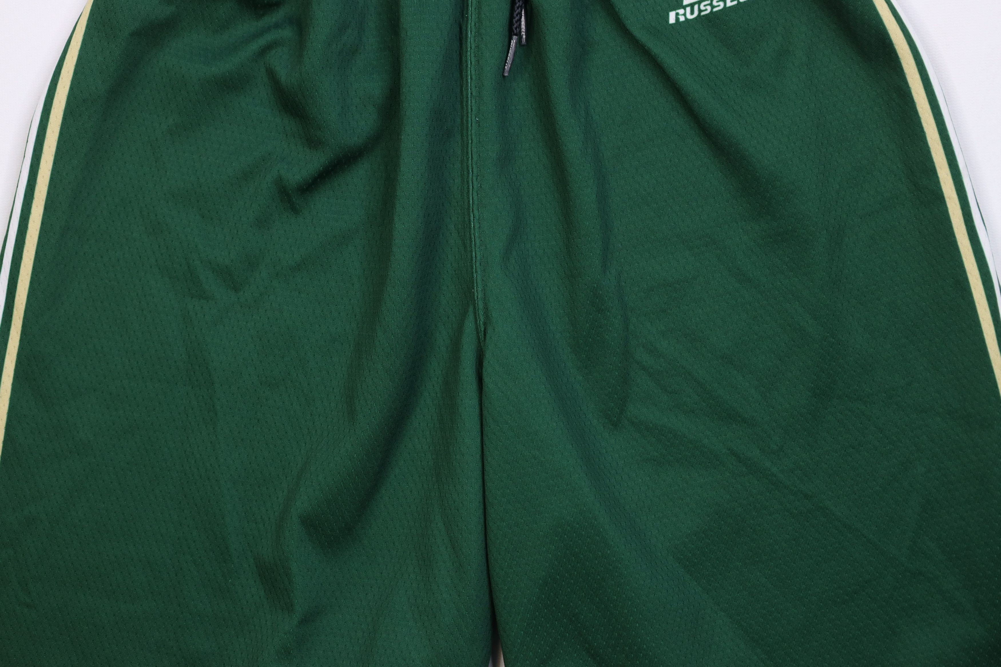 Russell Athletic Vintage 90s Y2K Russell Athletic Basketball Shorts Green Size US 30 / EU 46 - 3 Thumbnail