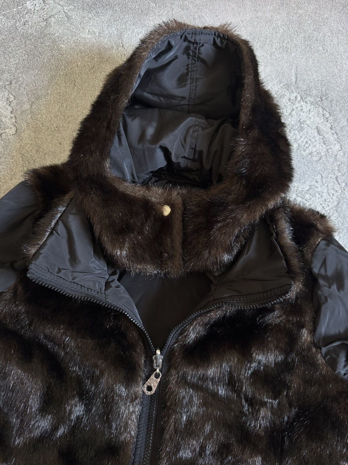 Miss Sixty Miss Sixty L/size faux fur reversible jacket hooded bomber Size L / US 10 / IT 46 - 5 Thumbnail