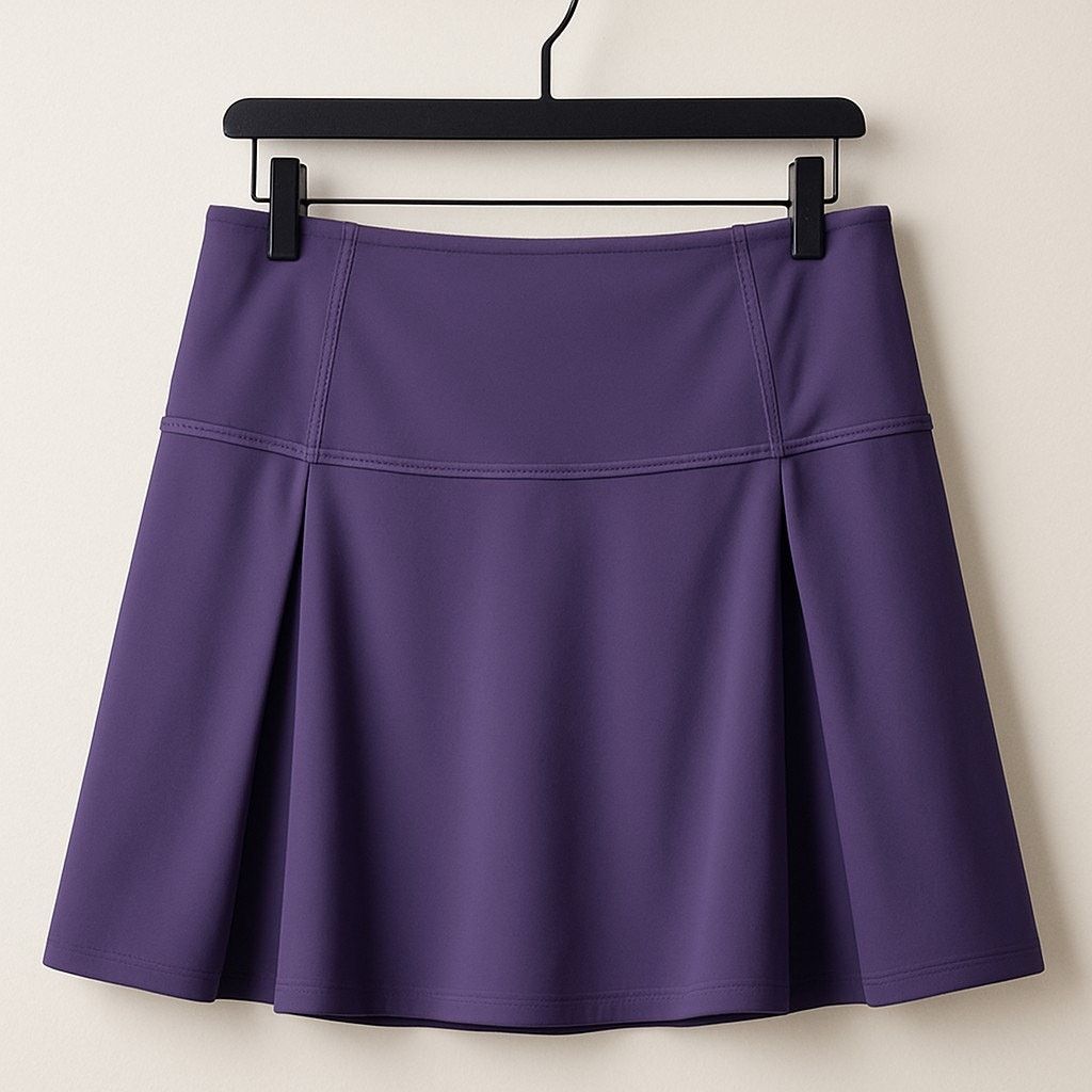 Lululemon Lost in Pace Skort Black Womens 6 Tall 6T