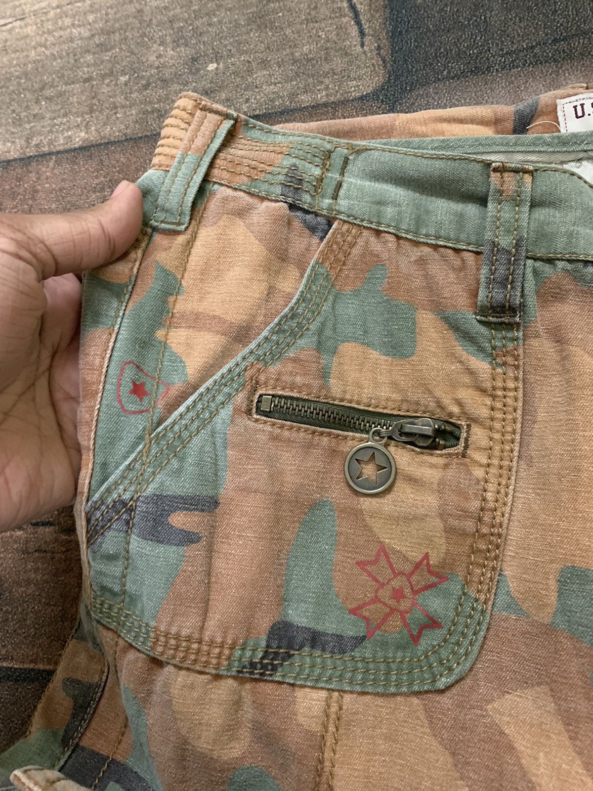 If Six Was Nine SICK FLARE cargo multipocket bondage army pant GOA style Size 31" - 10 Thumbnail