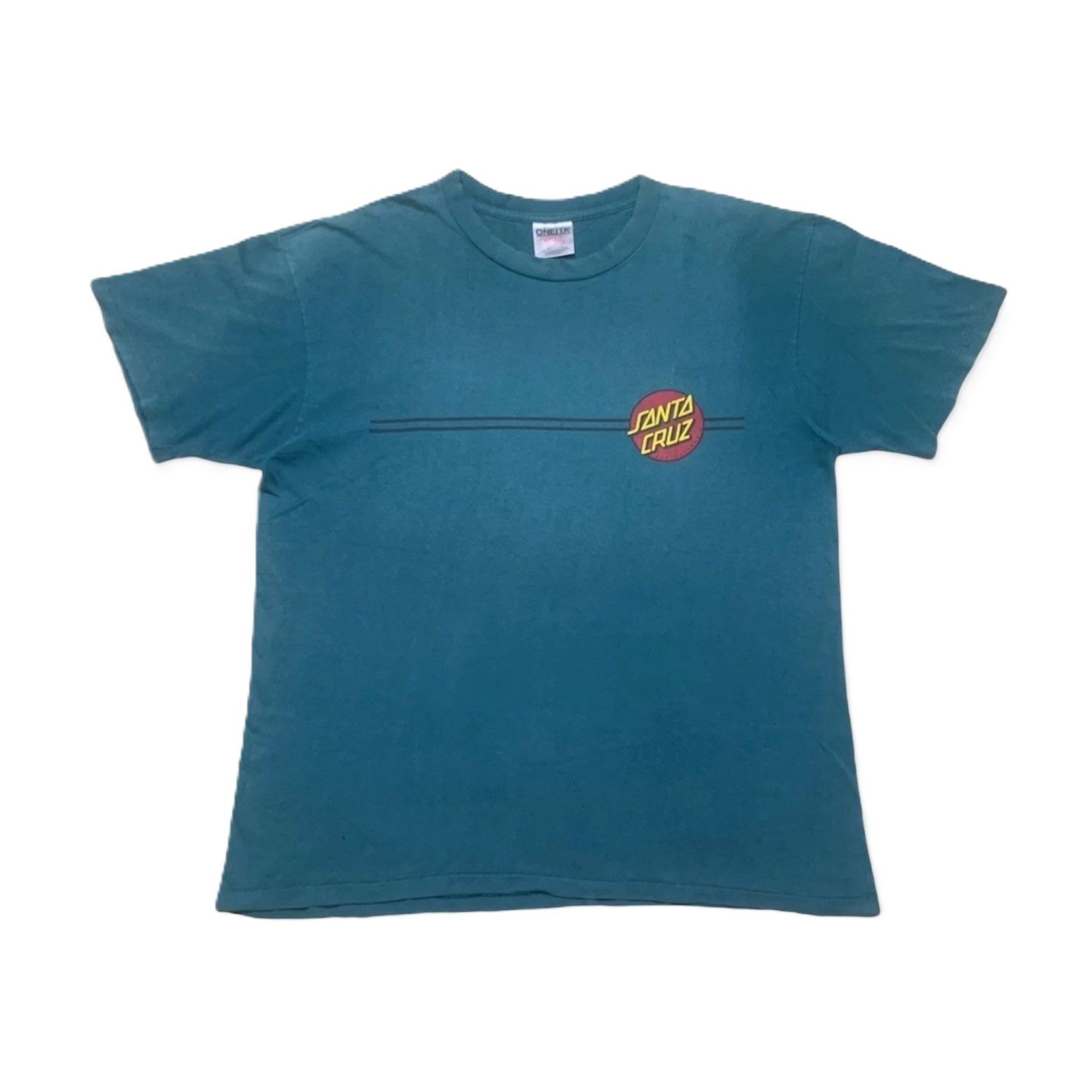 Santa Cruz Skateboards Vintage 90s Santa Cruz Skateboards Dot T-Shirt L Oneita USA Size US L / EU 52-54 / 3 - 4 Thumbnail