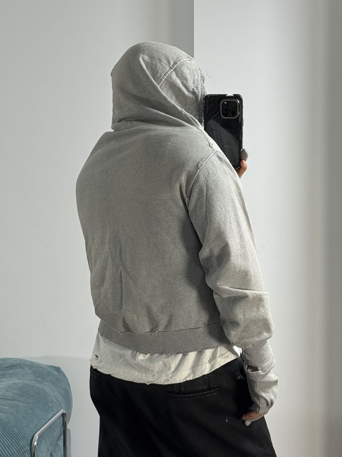 PROJECT G/R Project G/R Limited Edition Zygon Melange Grey Zip Hoodie Size US M / EU 48-50 / 2 - 13 Thumbnail