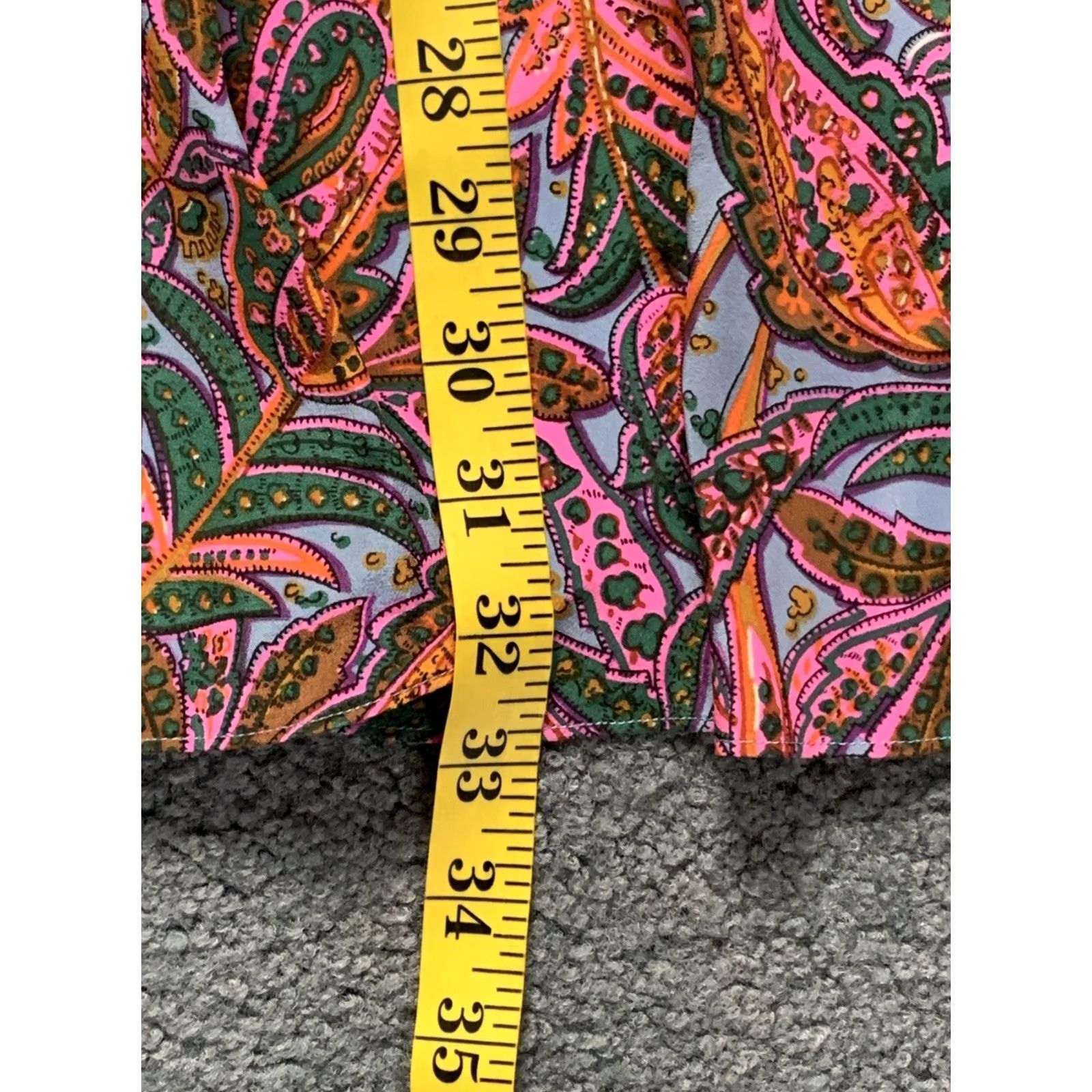 J.Crew J.CREW Shift Dress 16 100% Silk Paisley Ruffle Sleeve Knee Length Multicolor Cap Sleeve Zip Dress Womens 16 Size XXL / US 16-18 / IT 52-54 - 8 Thumbnail