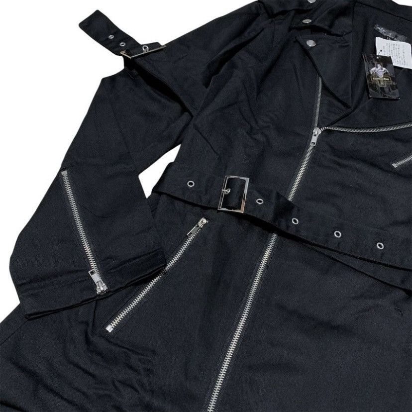 Japanese Brand DEVIL N BASS ASYMMETRICAL LONG COAT GOTHIC V-KEII LGB STYLE Size US L / EU 52-54 / 3 - 11 Thumbnail