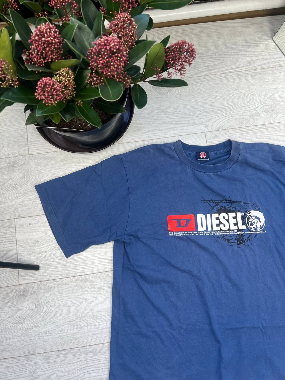 Diesel × Vintage 💎 Diesel Vintage Y2K Spell out T-shirt Style Tee Black Size US XL / EU 56 / 4 - 3 Thumbnail
