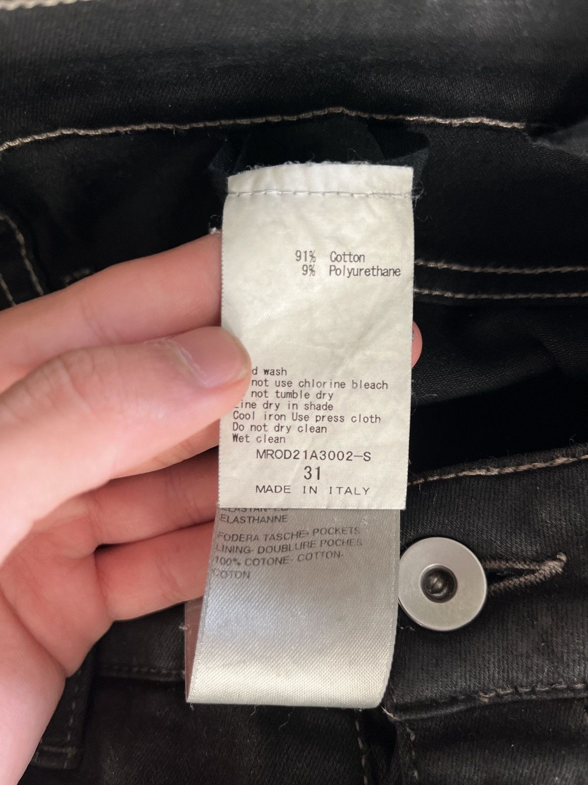 Rick Owens Rick owens tyrone bootcut denim Size US 31 - 11 Thumbnail