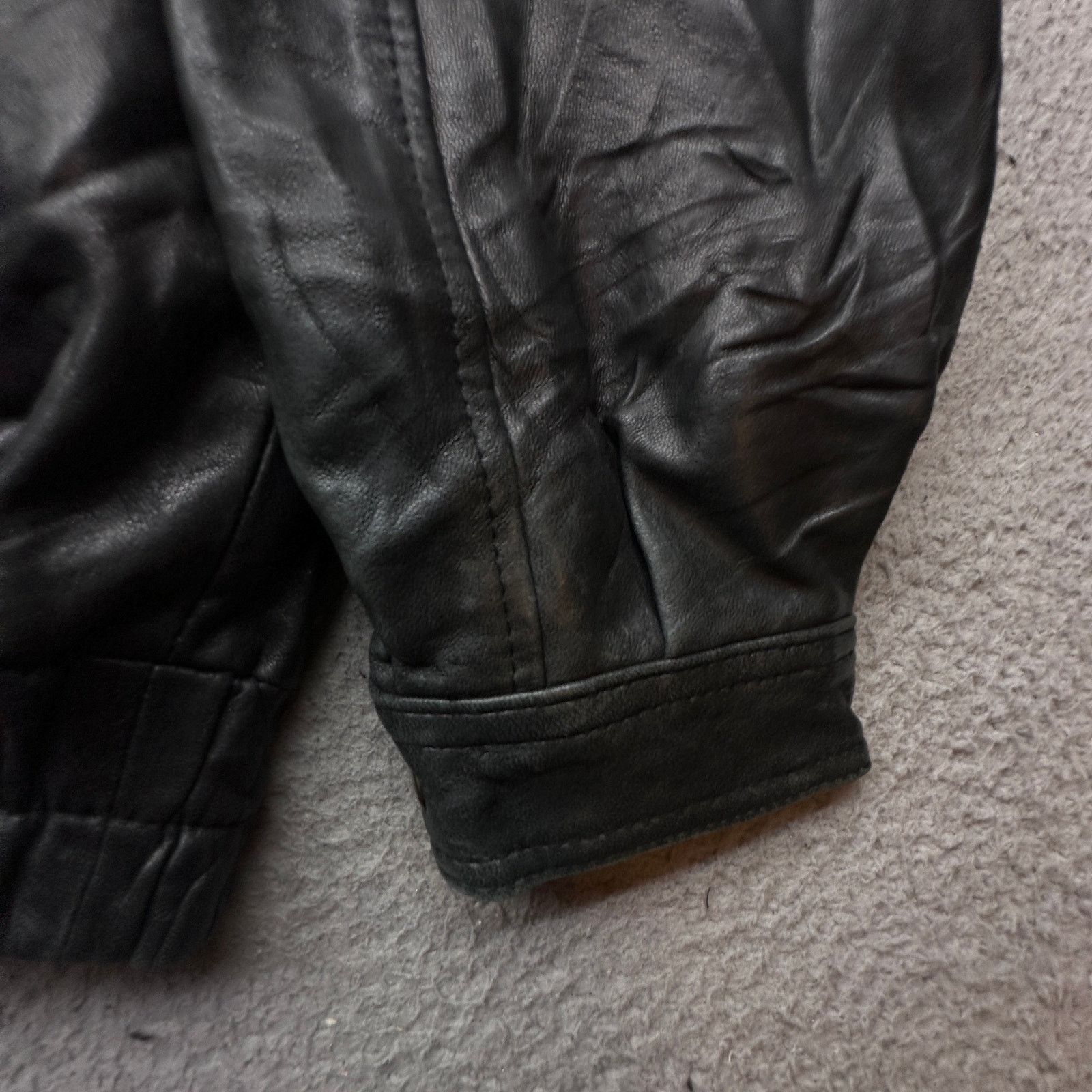 Vera Pelle Vintage Vera Pelle Leather Bomber Biker Jacket Mens 56 XL Size US XL / EU 56 / 4 - 10 Thumbnail