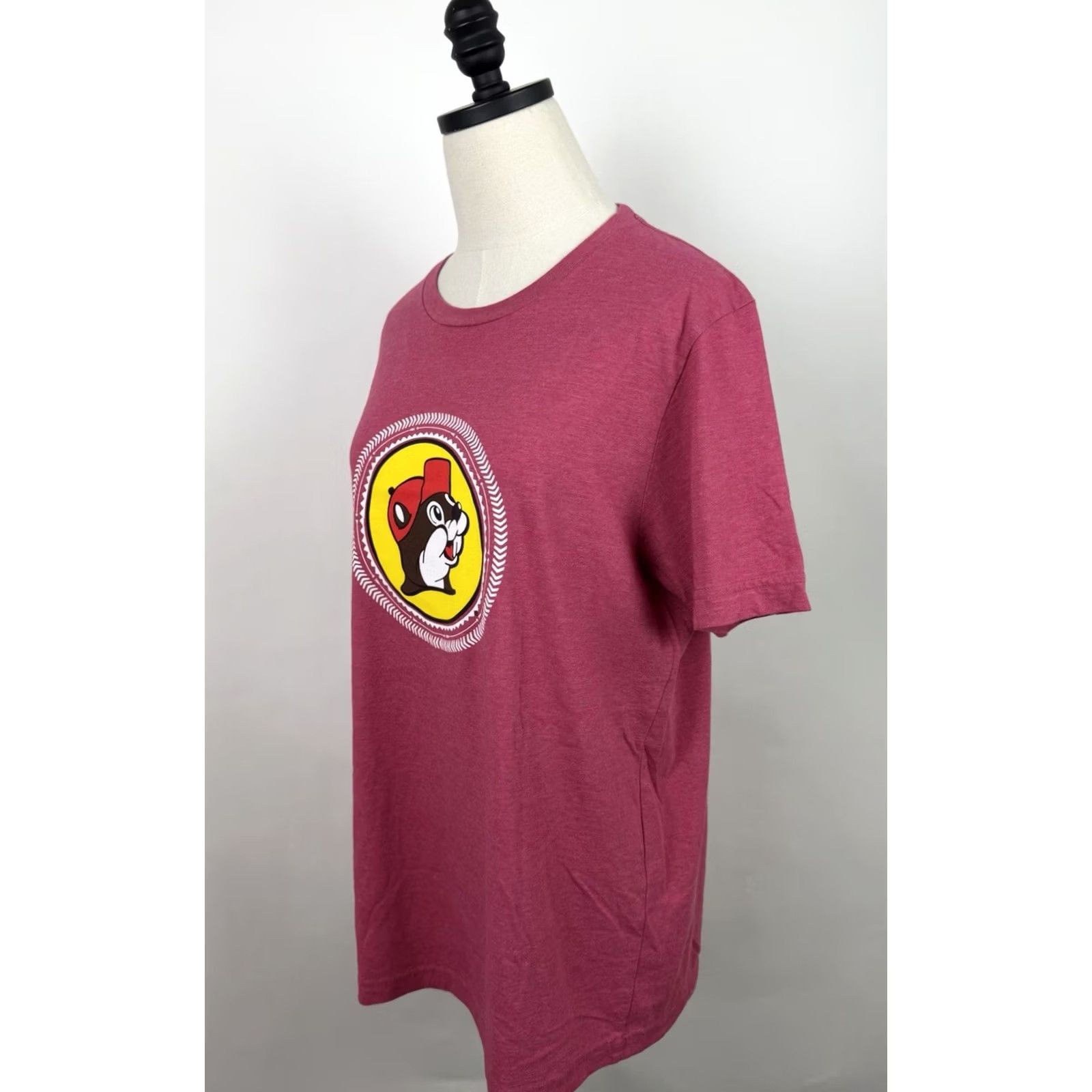 Vintage Bucees Shirt Unisex Large Rose Pink Bucees T-shirt Texas Souvenir Beaver Arrow Size L / US 10 / IT 46 - 5 Thumbnail
