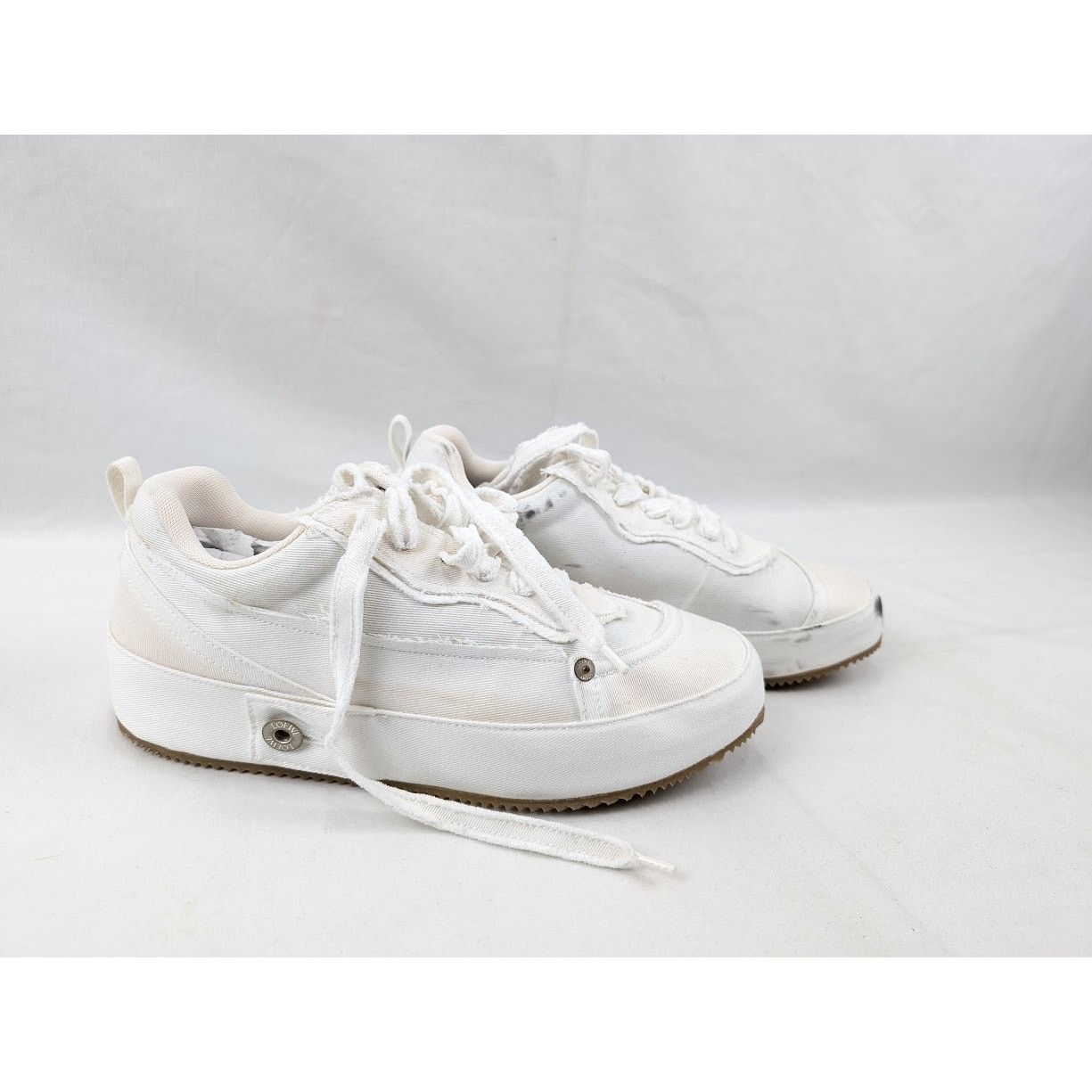 Loewe o1rshd1 Low-Top Cloth Sneakers in Blanco Size US 10 / EU 43 - 11 Thumbnail