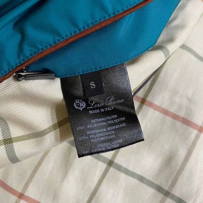 Loro Piana LORO PIANA Tech fabric padded jacket in blue green Green S Size US S / EU 44-46 / 1 - 8 Thumbnail