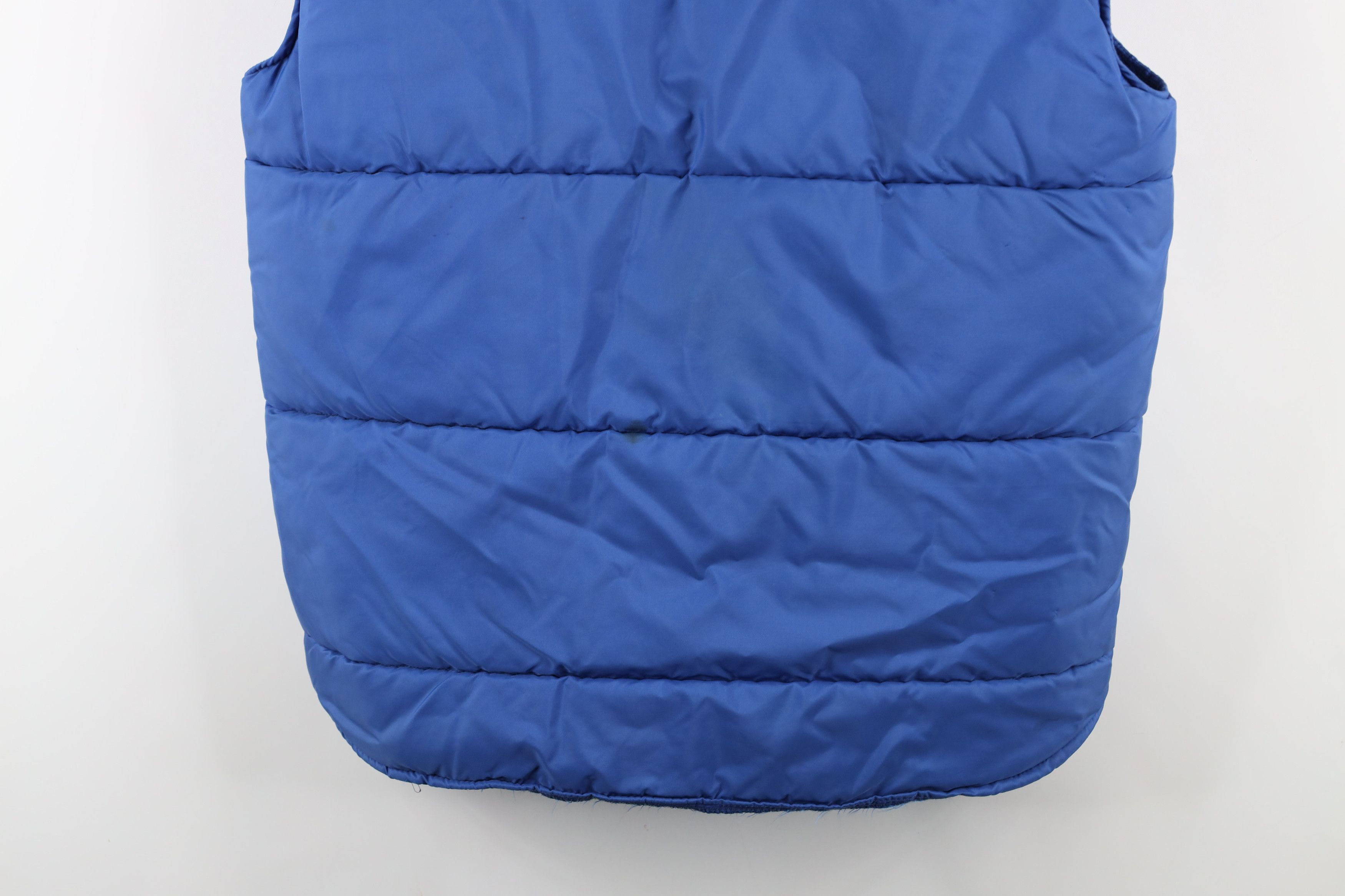 Vintage Vintage 70s Streetwear Full Zip Puffer Vest Jacket Blue USA Size US M / EU 48-50 / 2 - 13 Thumbnail