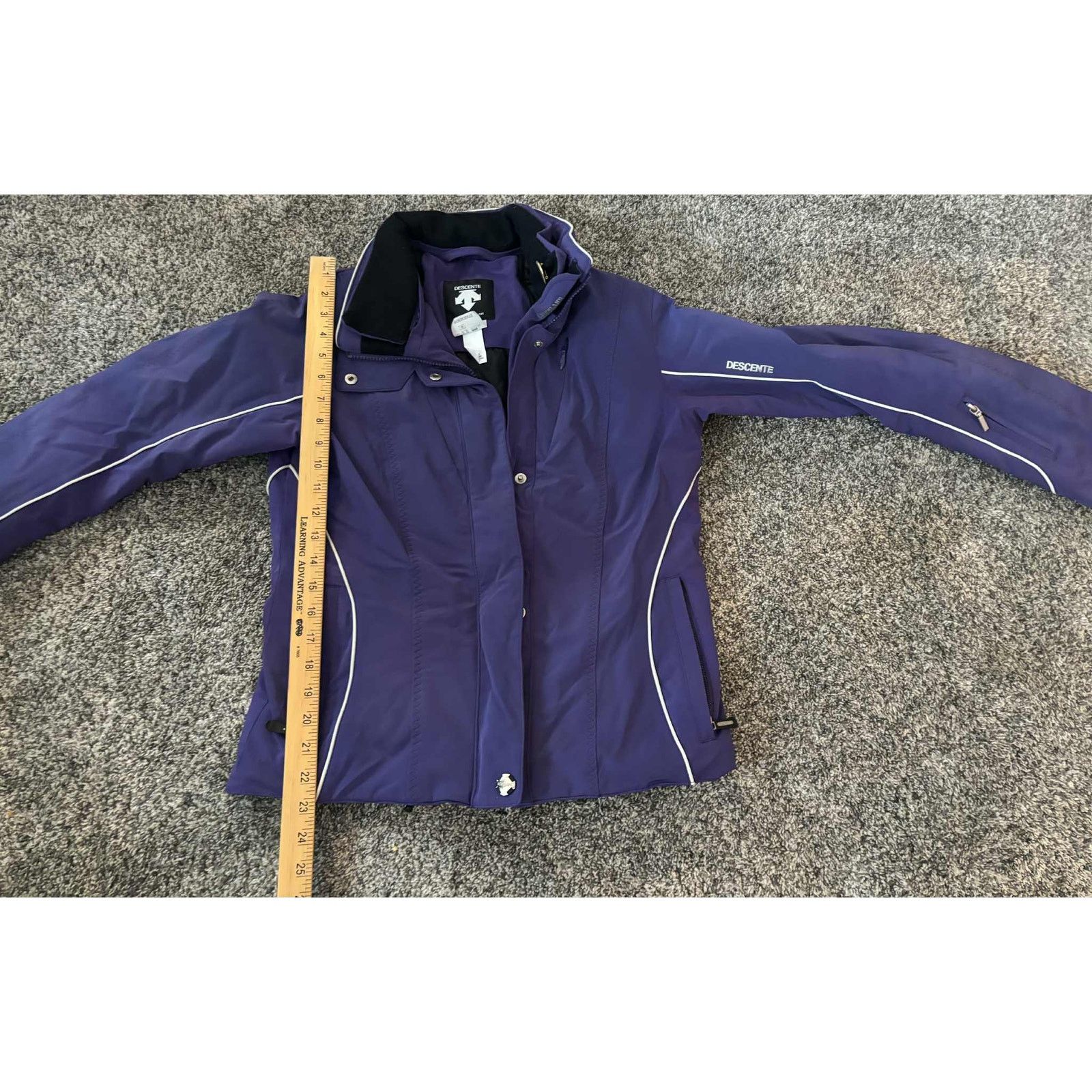 Descente Descente Zip Up Insulated Quilted Lined Ski Jacket Purple 8 Size M / US 6-8 / IT 42-44 - 22 Thumbnail
