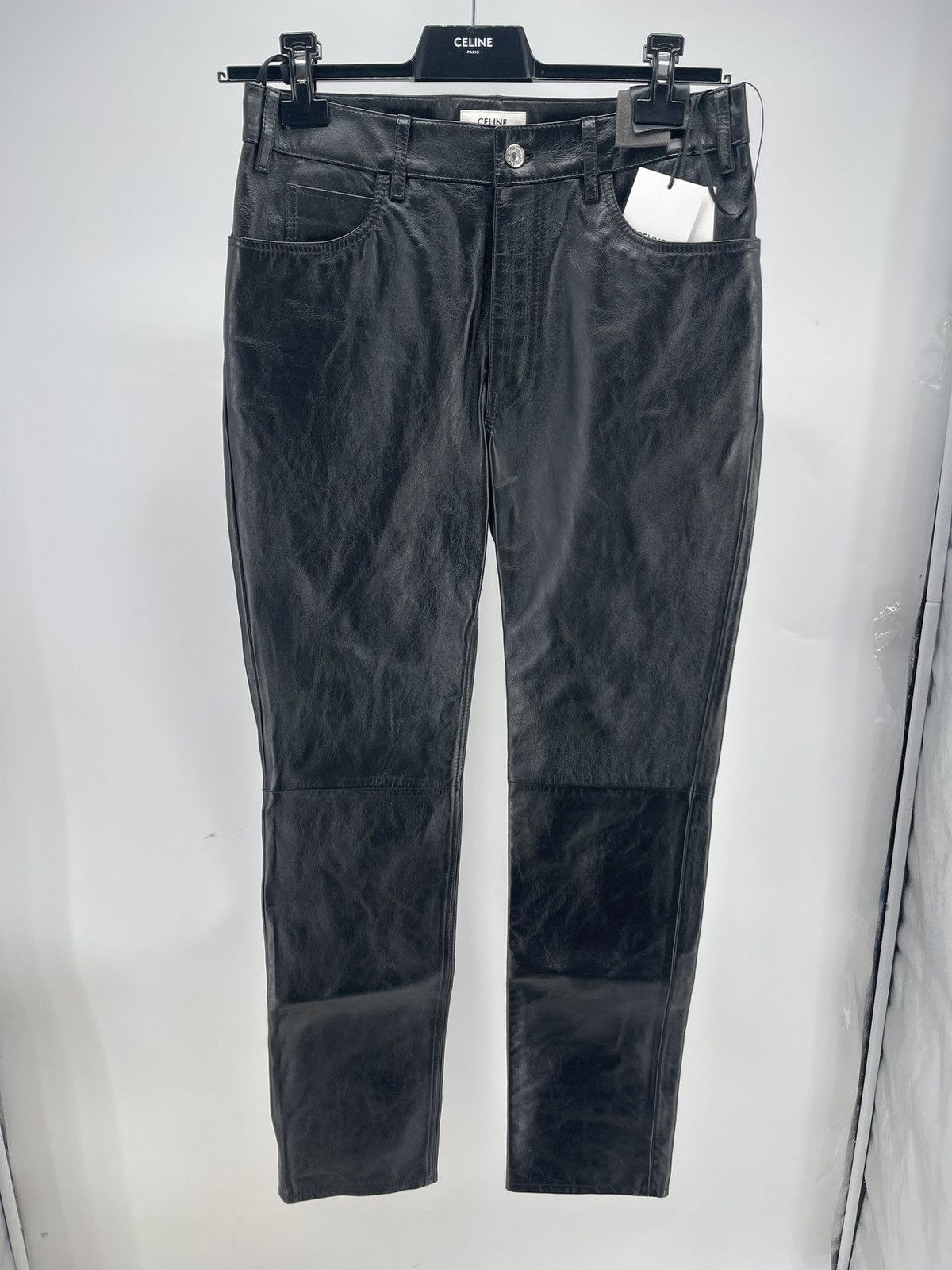 Celine Celine Lou leather jeans size 48 Size US 34 / EU 50 - 1 Thumbnail