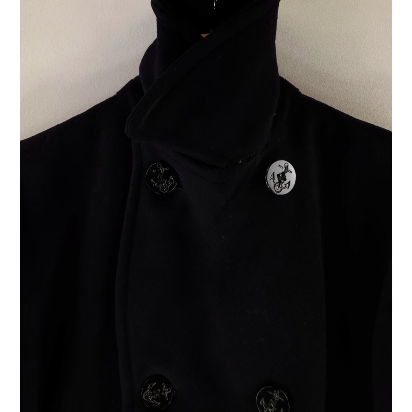 Vintage VINTAGE US Navy Peacoat Jacket WWII 8 Button Navy Blue Mens M 38 Reg Size US XXS / EU 40 - 7 Thumbnail