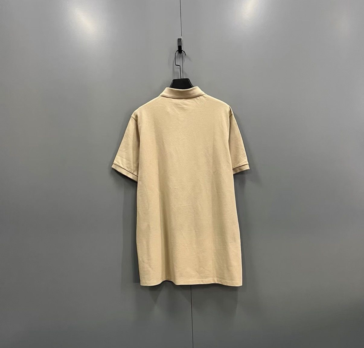 Burberry Burberry Khaki Equestrian Knight Short Sleeve Polo Shirt J41 Size US XL / EU 56 / 4 - 2 Thumbnail