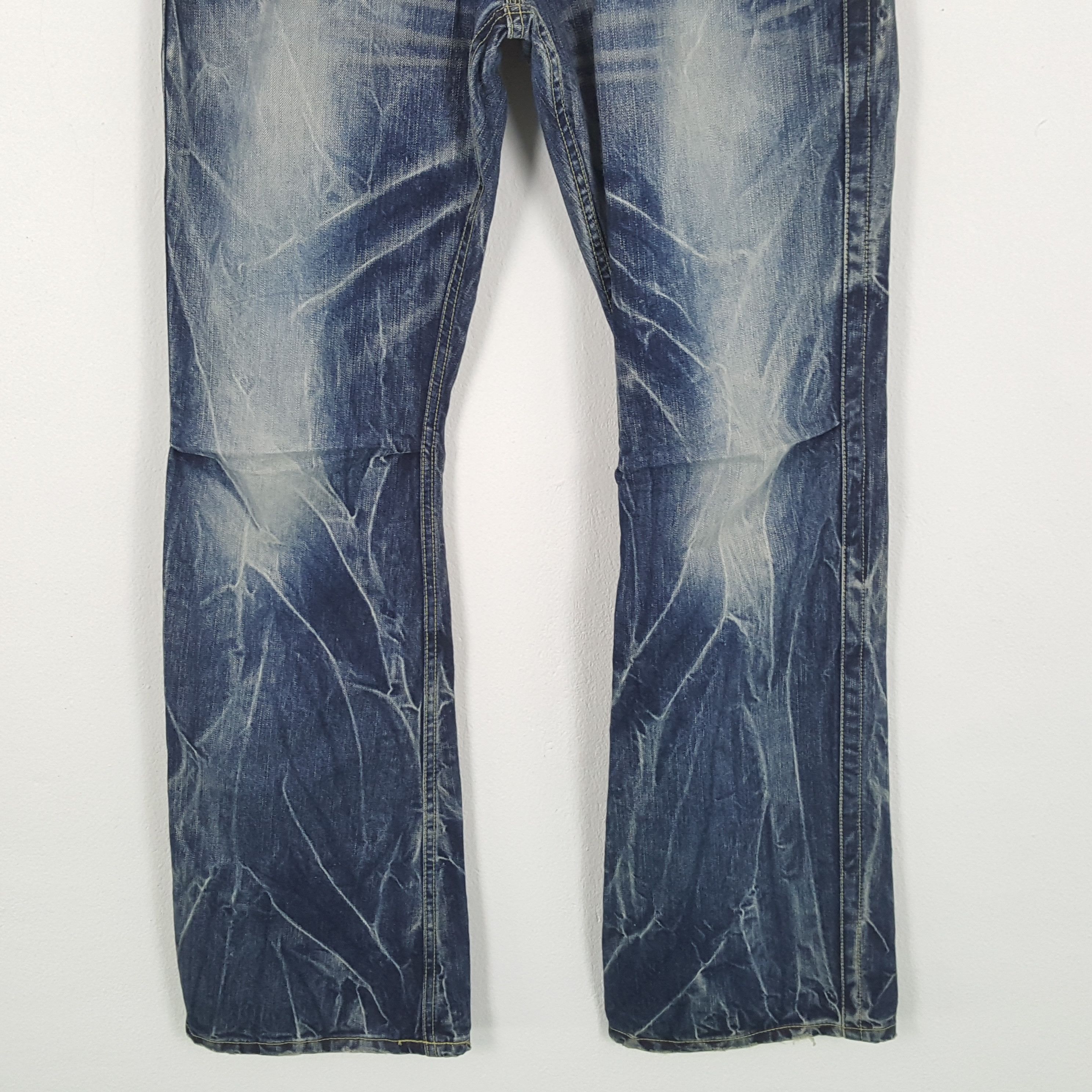 Japanese Brand Blue Way Streetwear Rock Punk Style Jeans Size US 36 / EU 52 - 3 Thumbnail