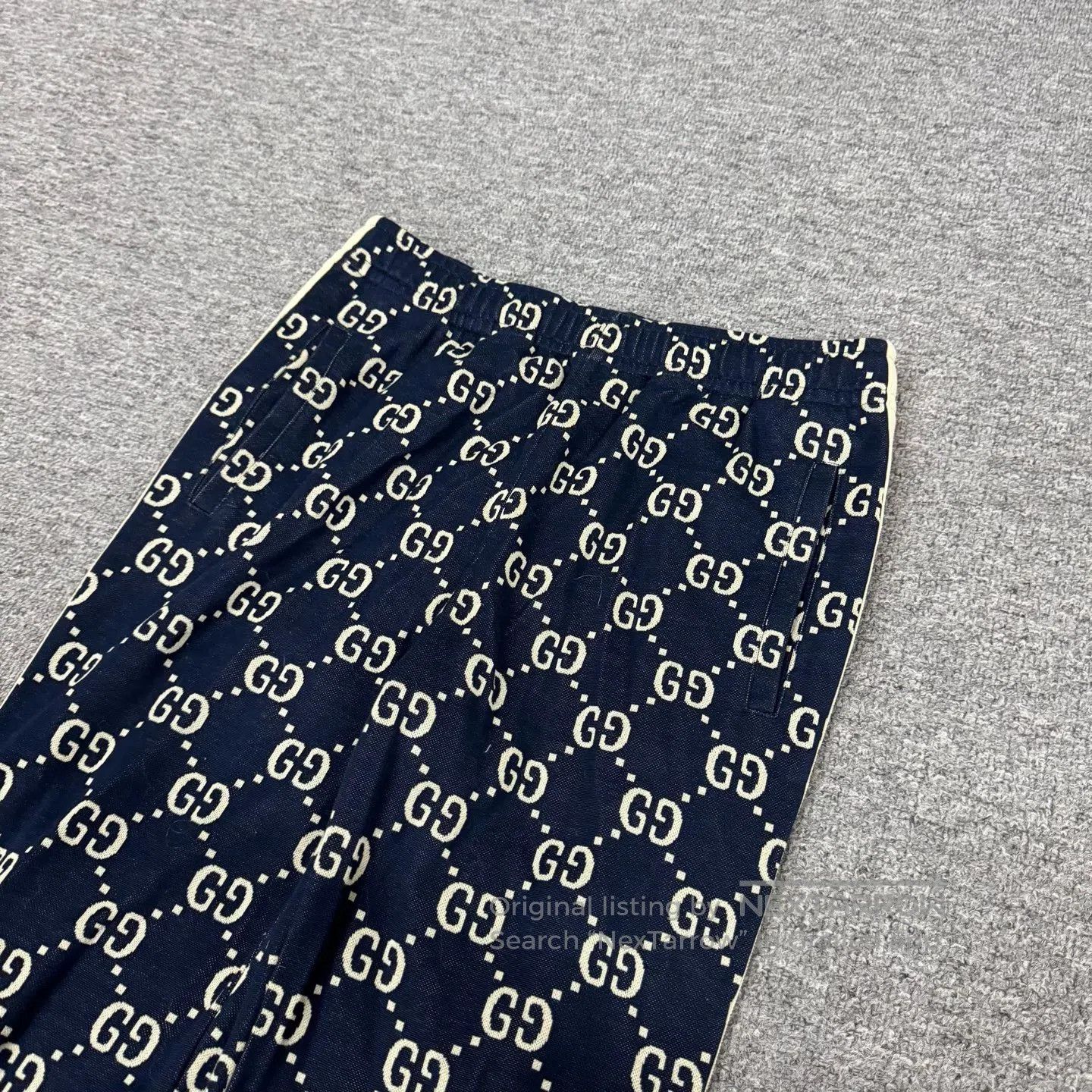 Gucci Guicci size xs Blue-black double-G logo printed on the wais Size US 26 / EU 42 - 3 Thumbnail