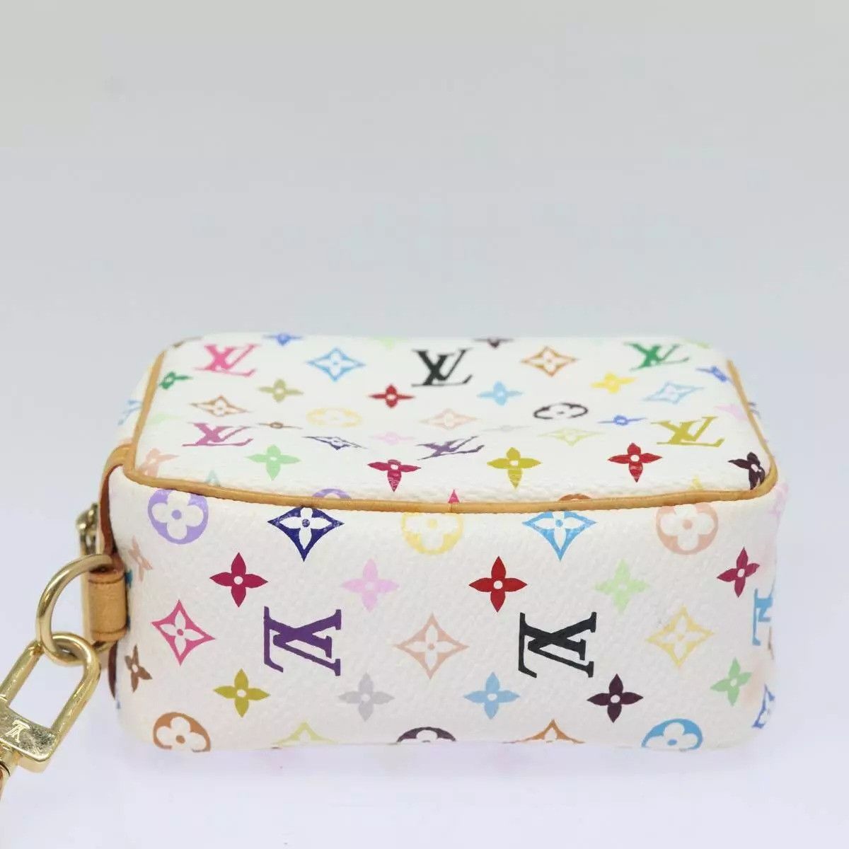 Louis Vuitton LOUIS VUITTON Monogram Multicolor Trousse Wapity Pouch White Size ONE SIZE - 9 Thumbnail