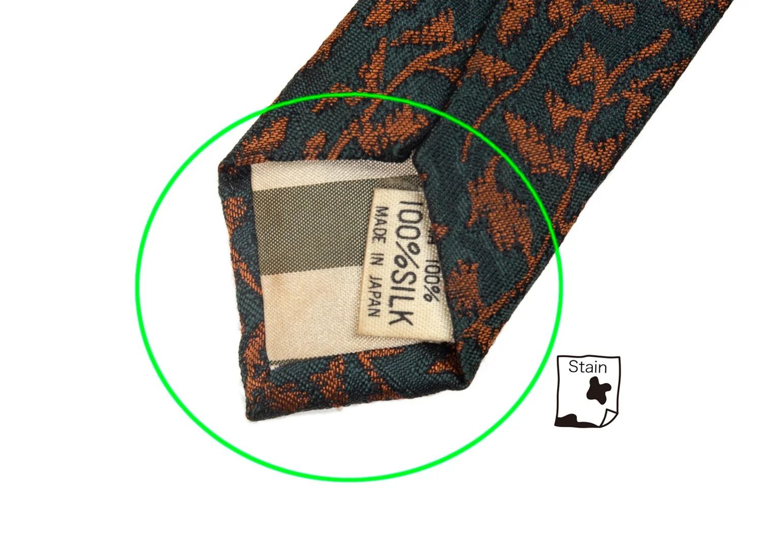 Jean Paul Gaultier Silk Jacquard Tie in Dark Blue and Light Brown Size ONE SIZE - 6 Thumbnail