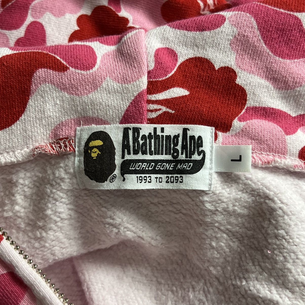 Bape Bape ABC Camo Full Zip Shark Hoodie Size US L / EU 52-54 / 3 - 4 Thumbnail
