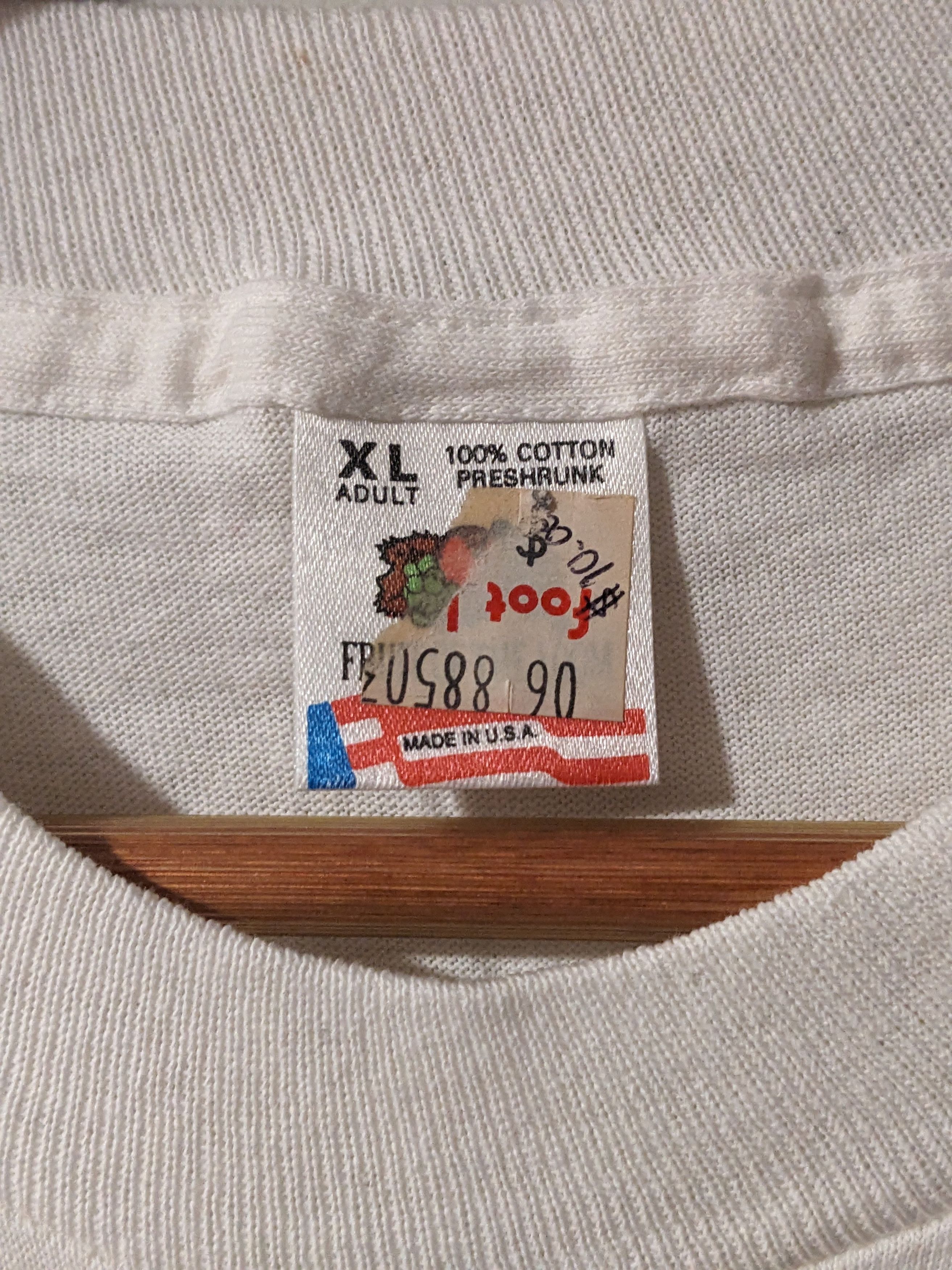 NBA × Vintage Vintage 1992 Chicago Bulls NBA World Champs Back T-Shirt Size US XL / EU 56 / 4 - 4 Thumbnail