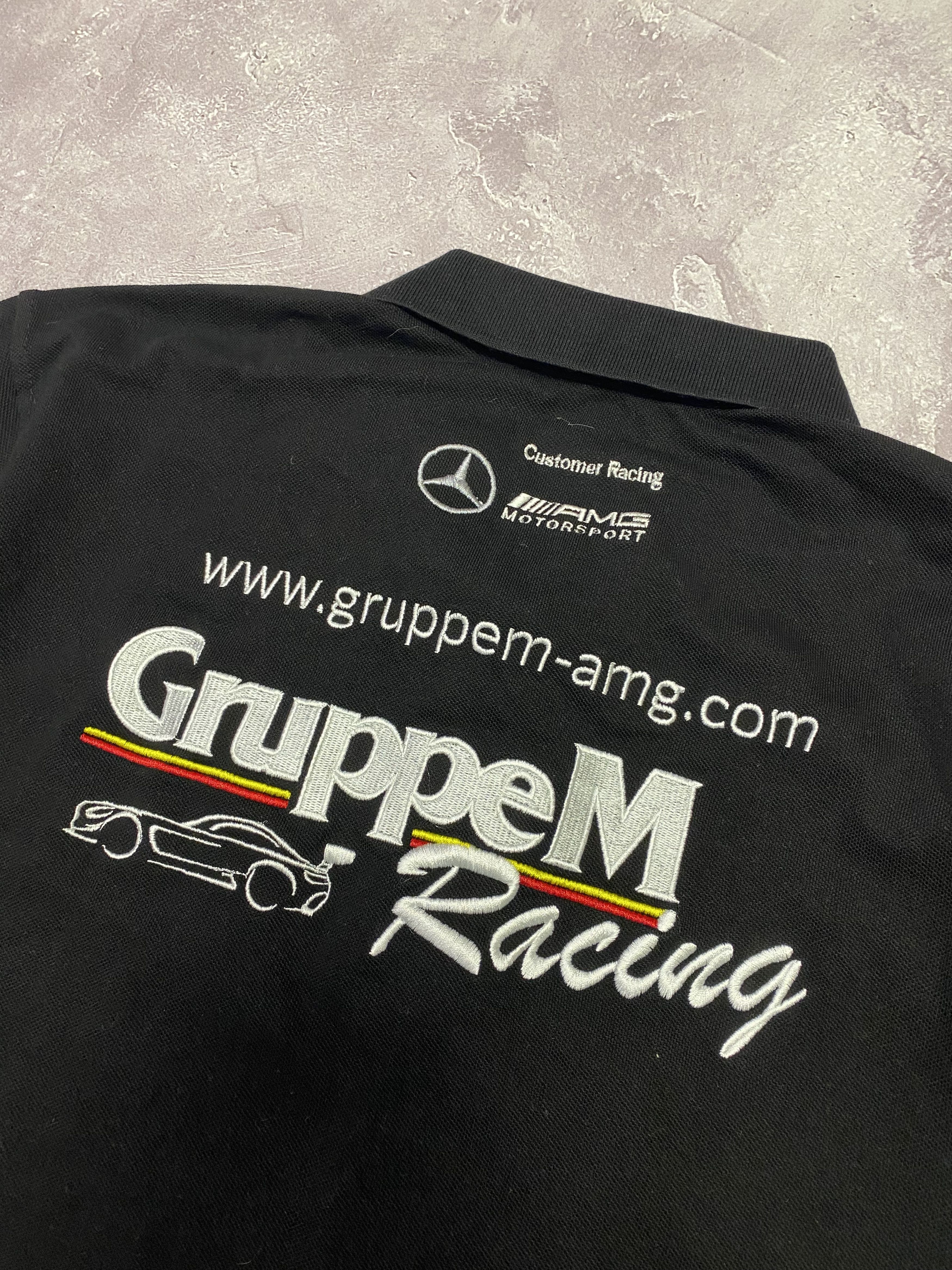 Mercedes-Benz × Vintage Vintage Mercedes Benz AMG Motorsport Polo T-Shirt Size US L / EU 52-54 / 3 - 8 Thumbnail