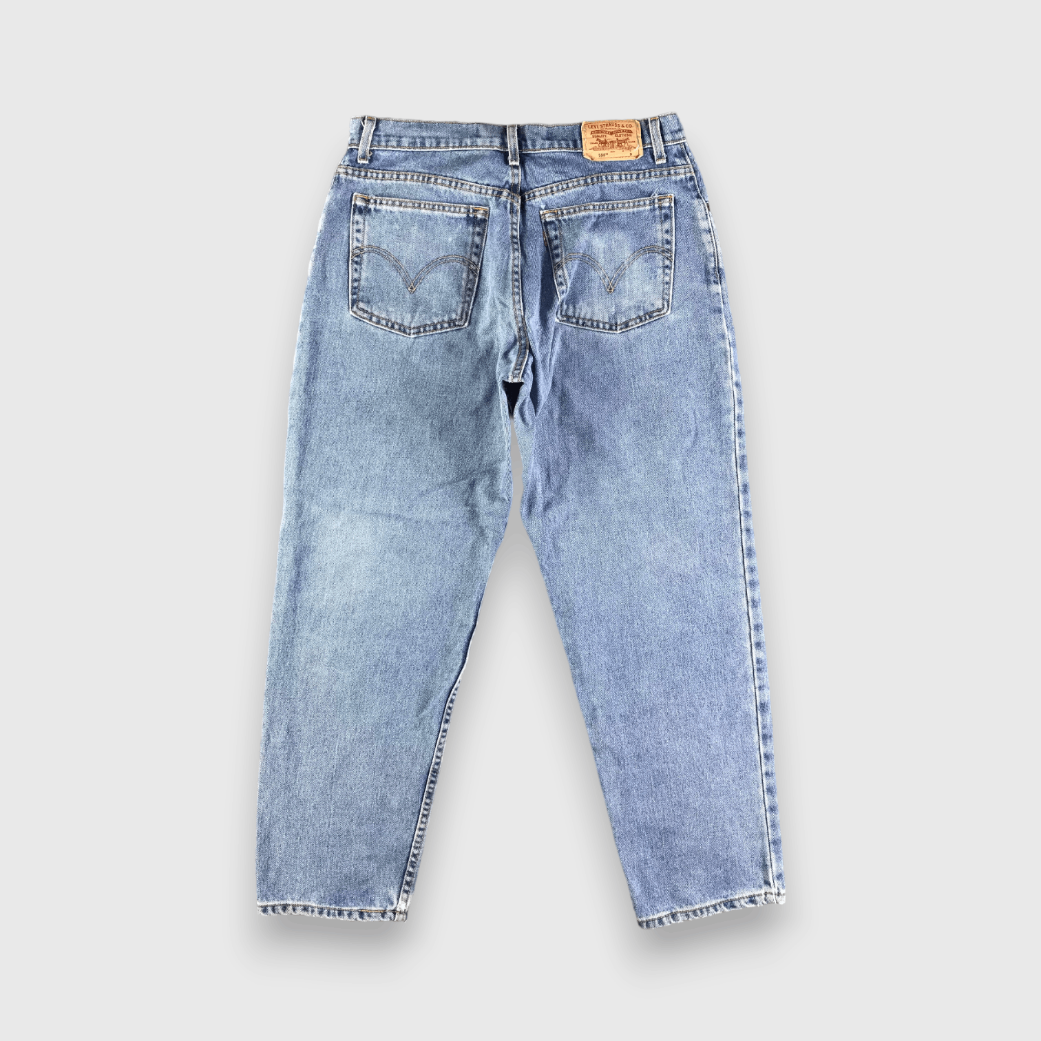 Levi's Vintage Blue Wash Levis 550 Jeans-J3470 Size US 33 - 2 Thumbnail