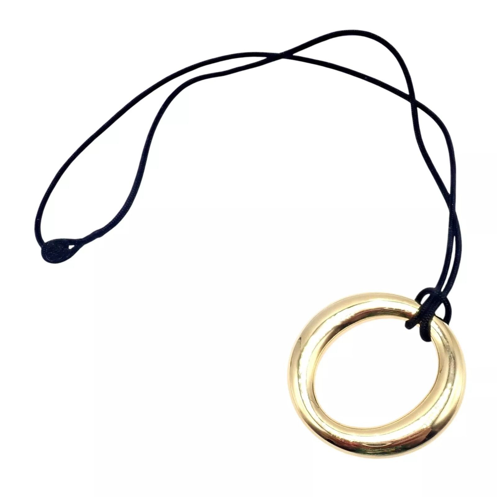 Tiffany & Co. 18k Yellow Gold Peretti 35mm Medium Sevillana Necklace Size ONE SIZE - 11 Thumbnail
