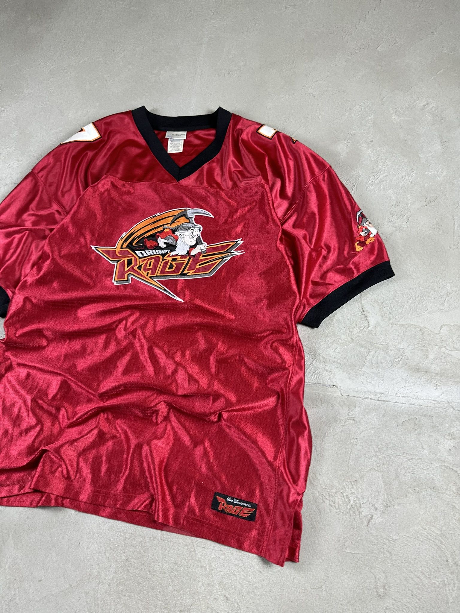 Disney Vintage Disney Grumpy Rage Jersey NFL Mesh T-shirt Size US XL / EU 56 / 4 - 3 Thumbnail