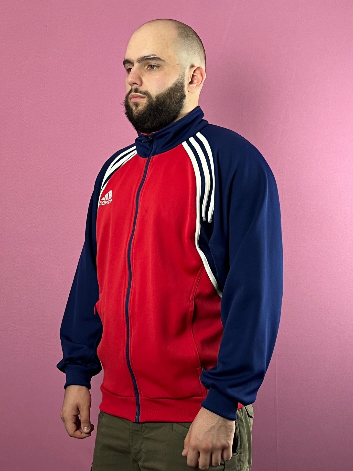 Adidas × Vintage 90s Adidas Vintage Men's Track Jacket - M Size US M / EU 48-50 / 2 - 1 Thumbnail