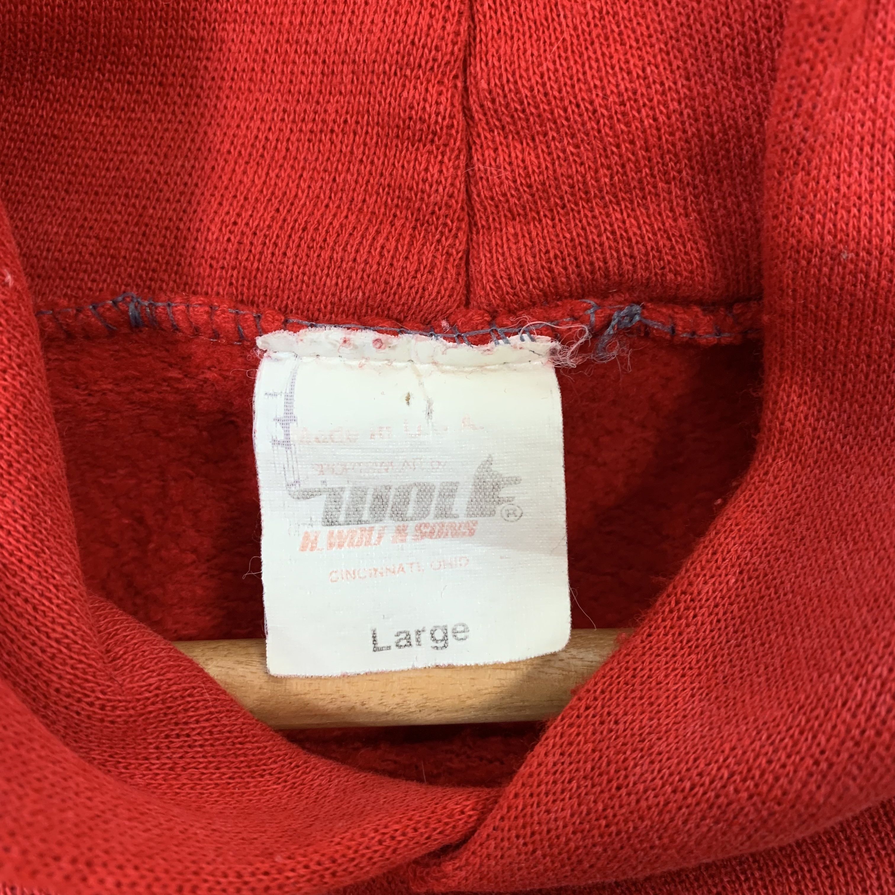 Vintage Vintage 70s ISU Cyclones Hoodie Size US L / EU 52-54 / 3 - 7 Thumbnail