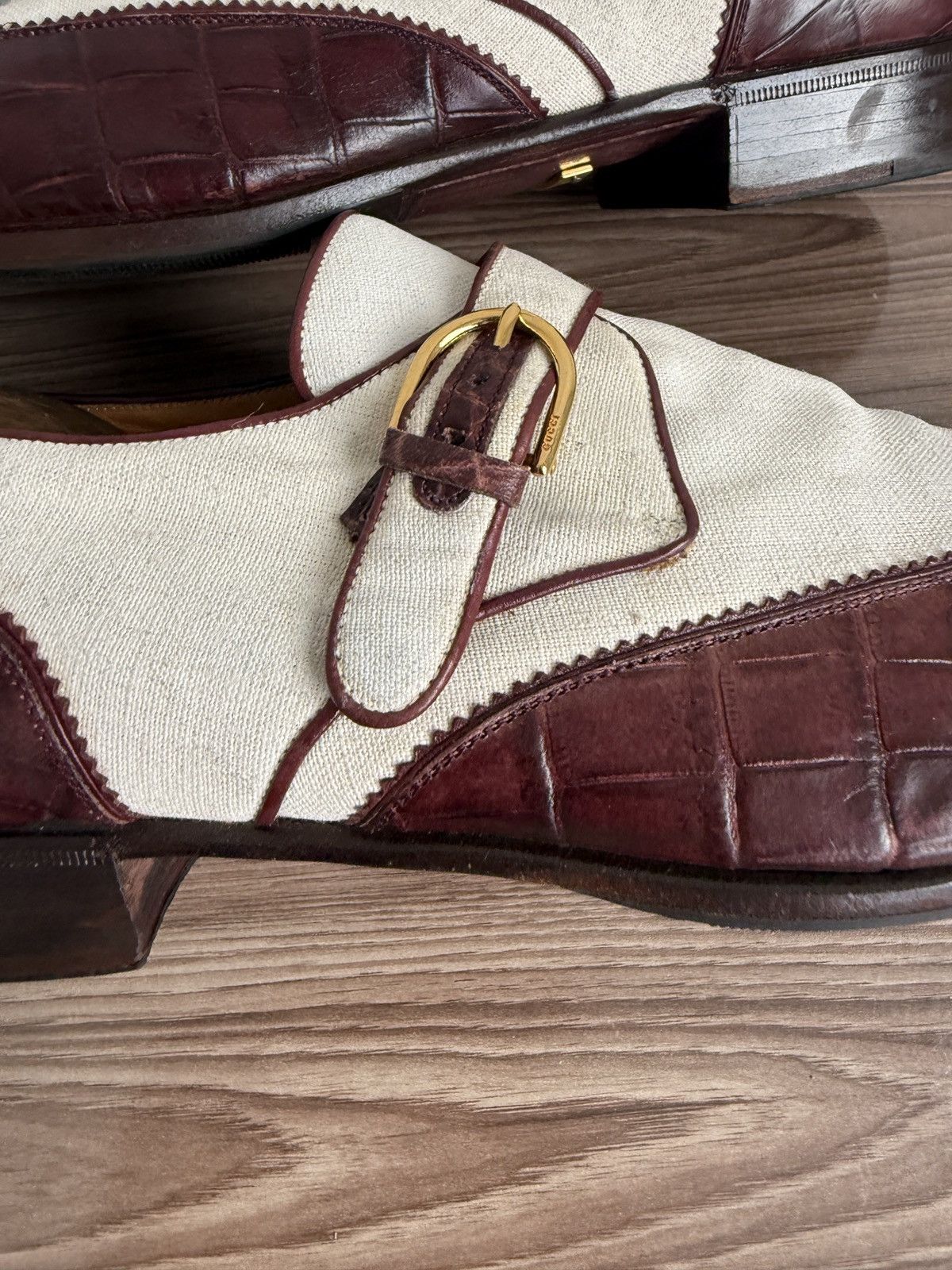 Gucci Exotic crocodile spectator by Tom ford Size US 11 / EU 44 - 13 Thumbnail