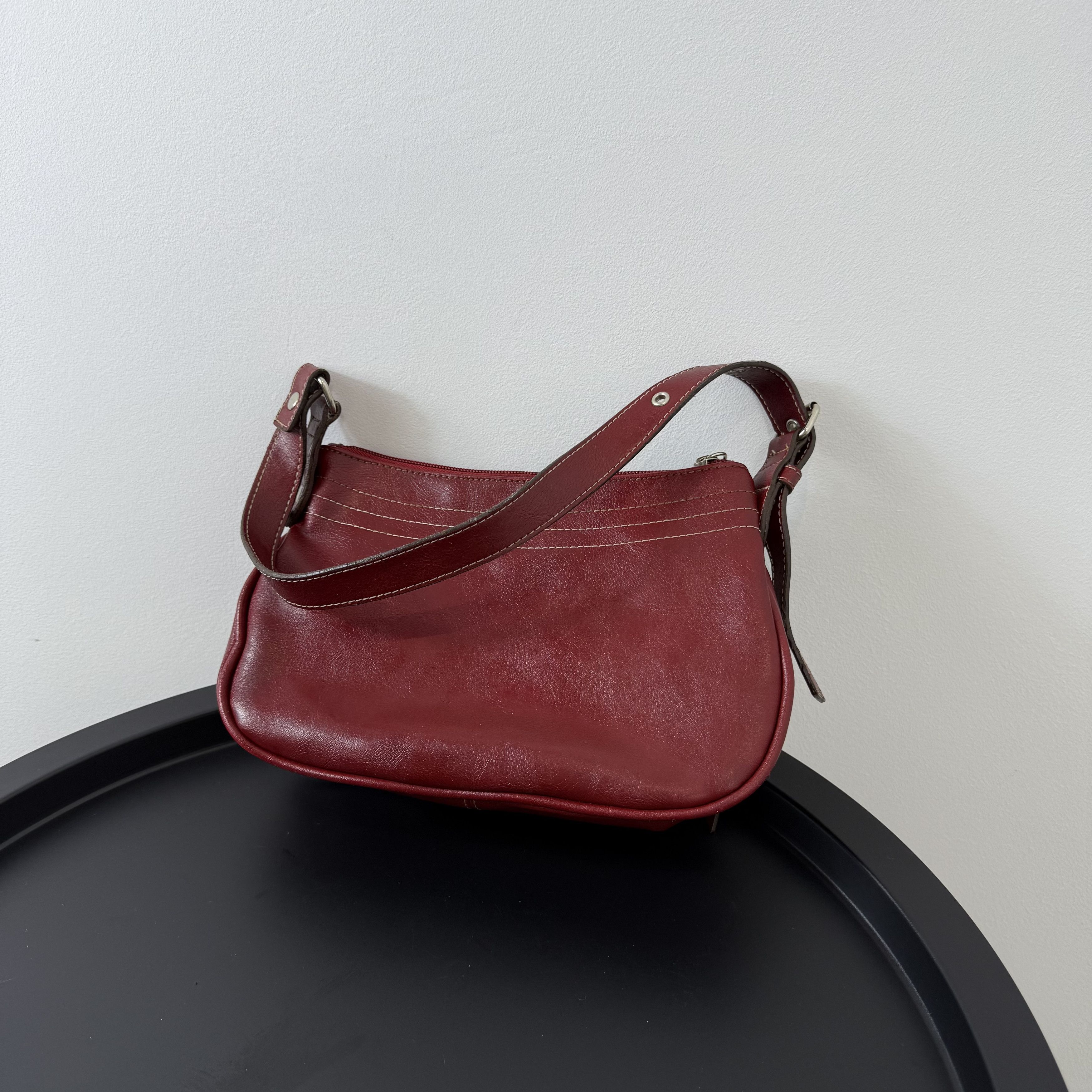 Vintage Vintage PURE Red Women's Shoulder Cargo Bag Size ONE SIZE - 8 Thumbnail