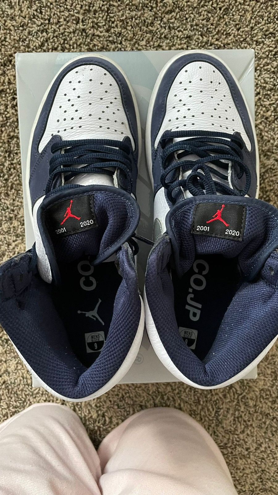 Jordan Brand × Nike Air Jordan 1 co.jp Midnight Navy Size US 9 / EU 42 - 5 Thumbnail