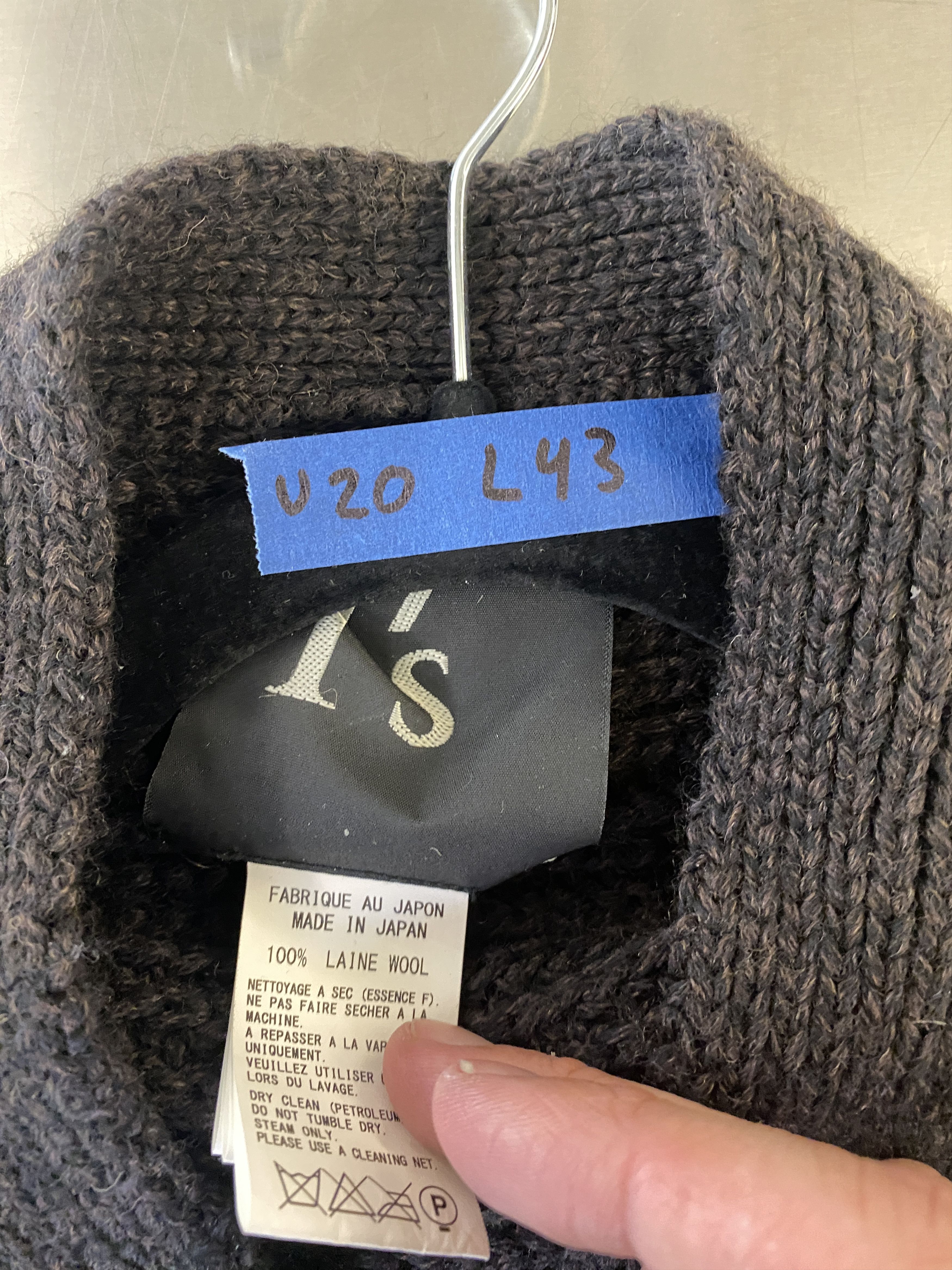 Yohji Yamamoto Y'S YOHJI YAMAMOTO WOOL KNIT SWEATER JACKET SIZE MEDIUM Size US M / EU 48-50 / 2 - 9 Thumbnail