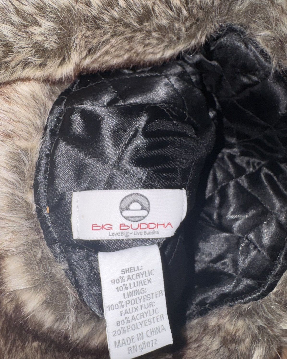 Designer × Other × Vintage Plaid Trapper Hat — Faux Fur L/XL Alt Winter Look Size ONE SIZE - 4 Thumbnail