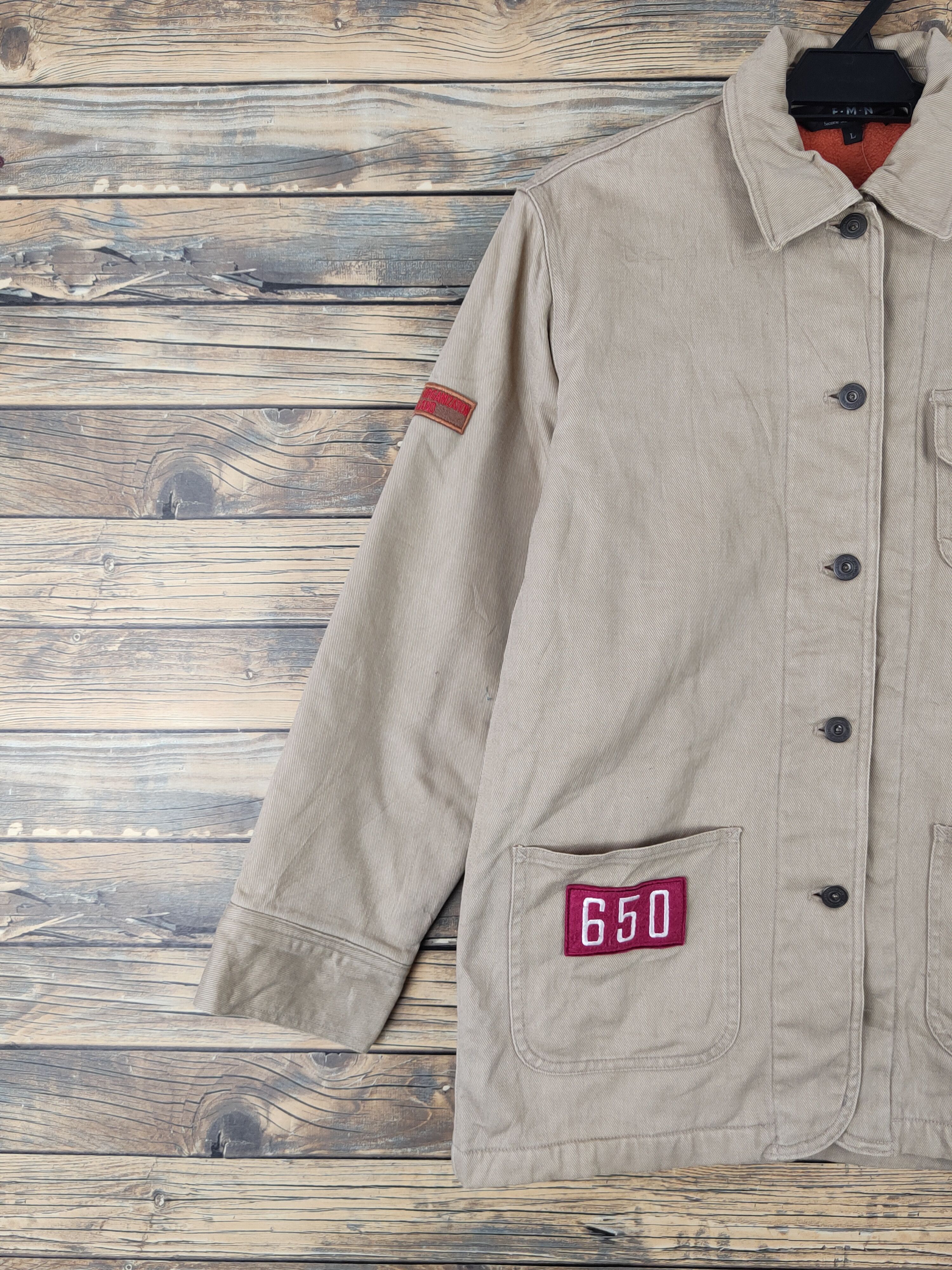 Japanese Brand × Vintage F.M.N Brown light Jackets #W2026 Size US M / EU 48-50 / 2 - 5 Thumbnail