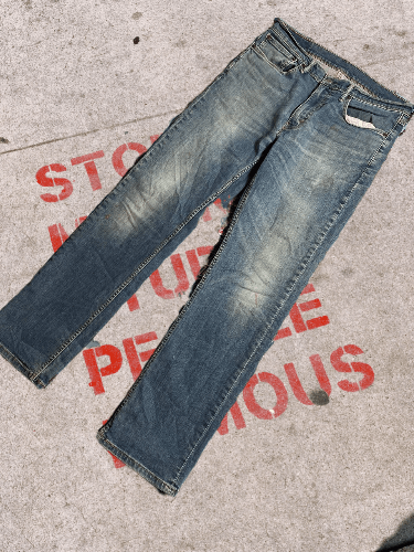 Levi's Vintage Denim Jeans Levi's 514 Button Mexico Straight Size US 34 / EU 50 - 1 Thumbnail