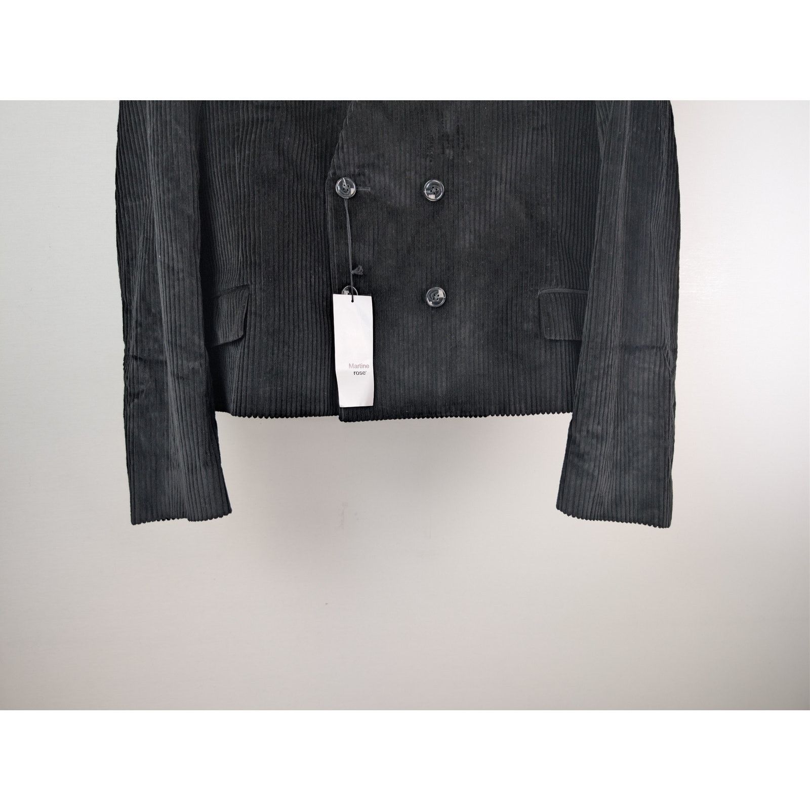 Martine Rose o1rshd1 Cropped DB Blazer Jacket in Black Size US M / EU 48-50 / 2 - 4 Thumbnail