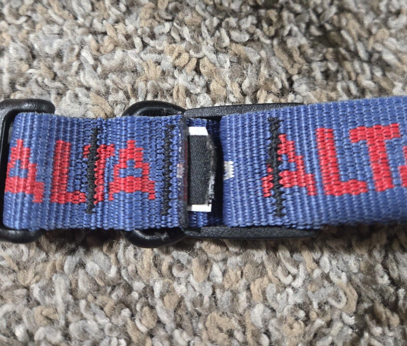 Designer Alta Red, White And Blue Snowflake Dog Collar For XXL Dogs Size ONE SIZE - 4 Thumbnail