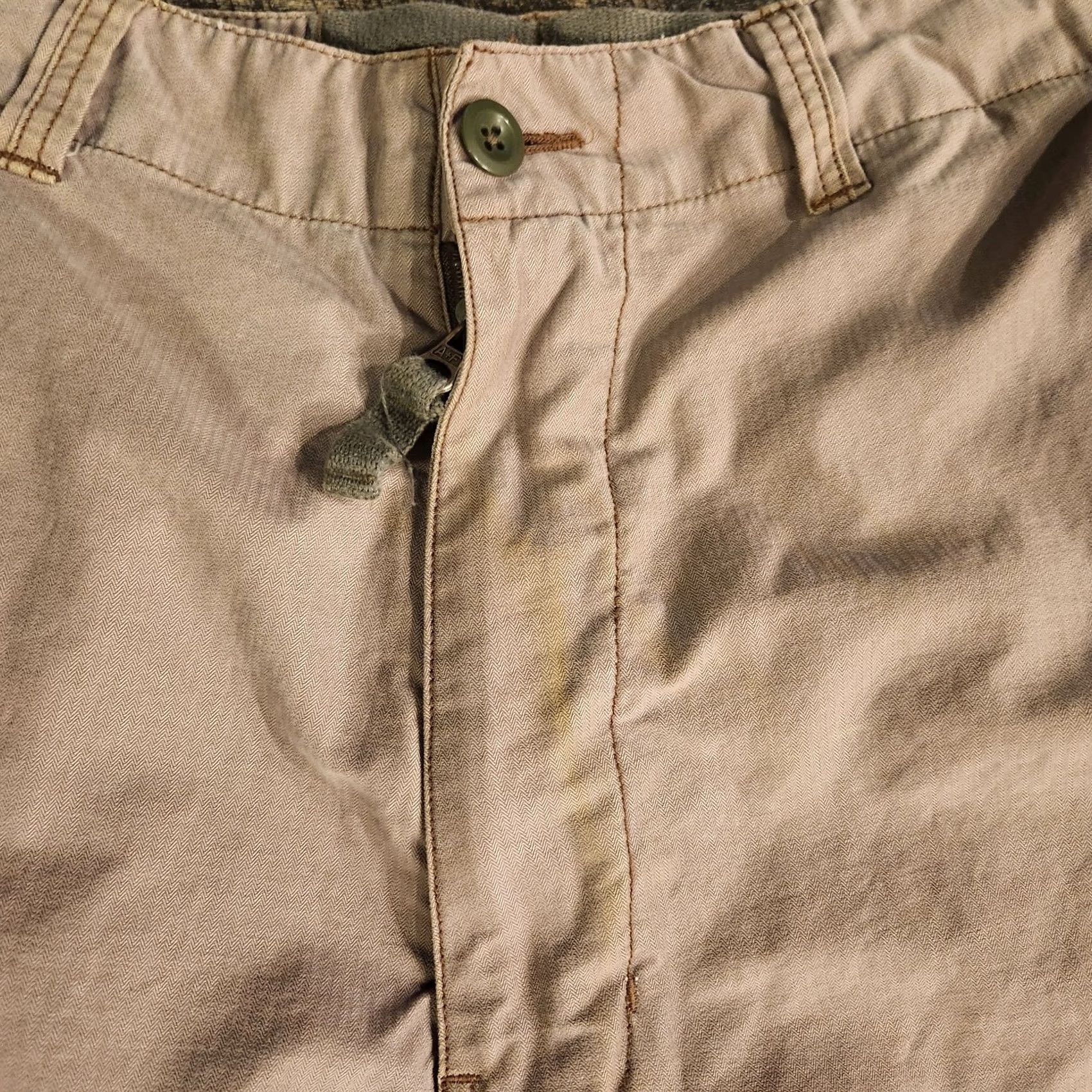Abercrombie & Fitch VINTAGE Abercrombie Fitch Pants Mens Large Tan Cargo Paratrooper Baggy Y2K Size US 33 - 7 Thumbnail