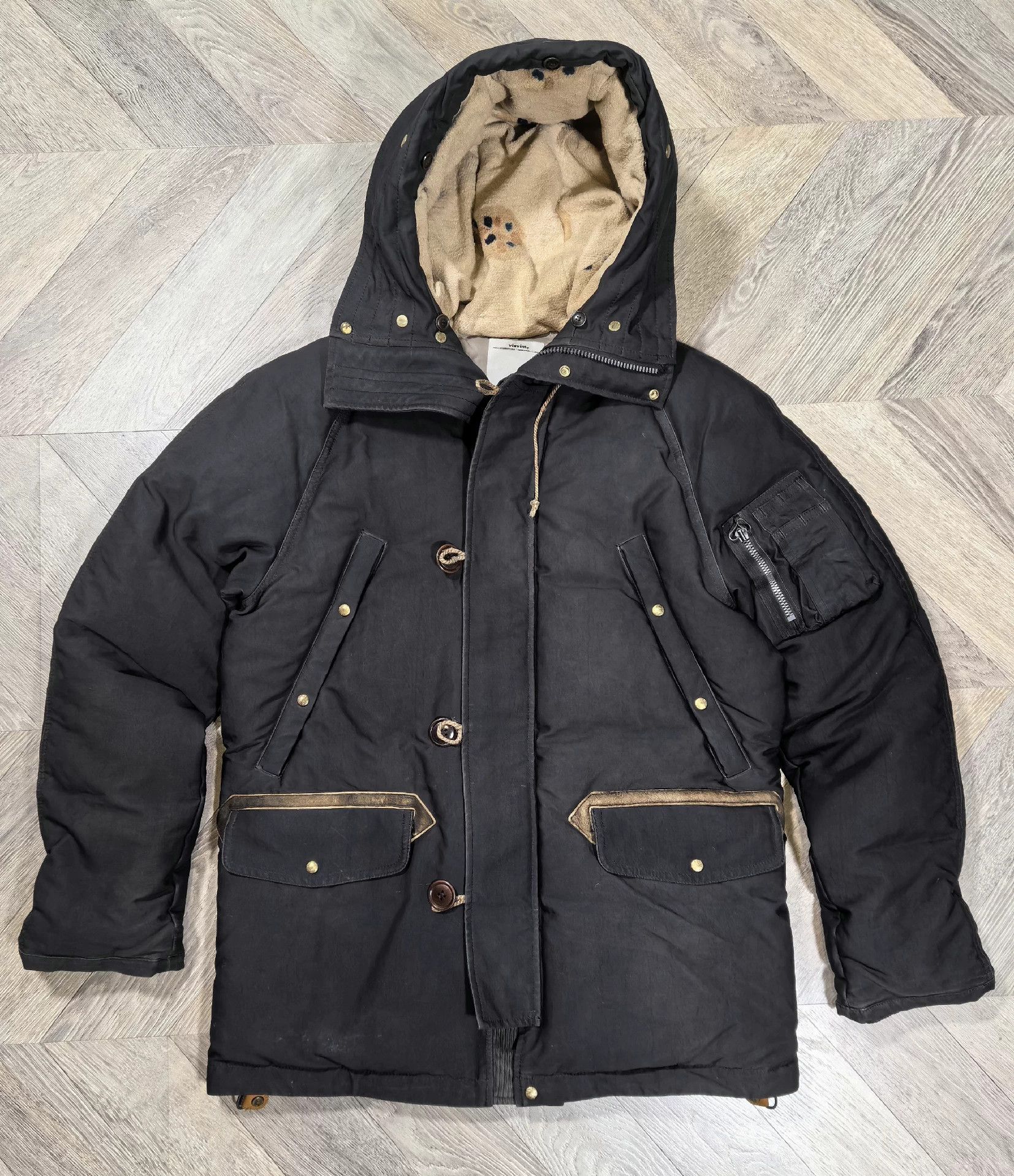 Visvim VISVIM 15AW VALDEZ COAT Mud Dyed Black Size 2 Size US M / EU 48-50 / 2 - 1 Thumbnail