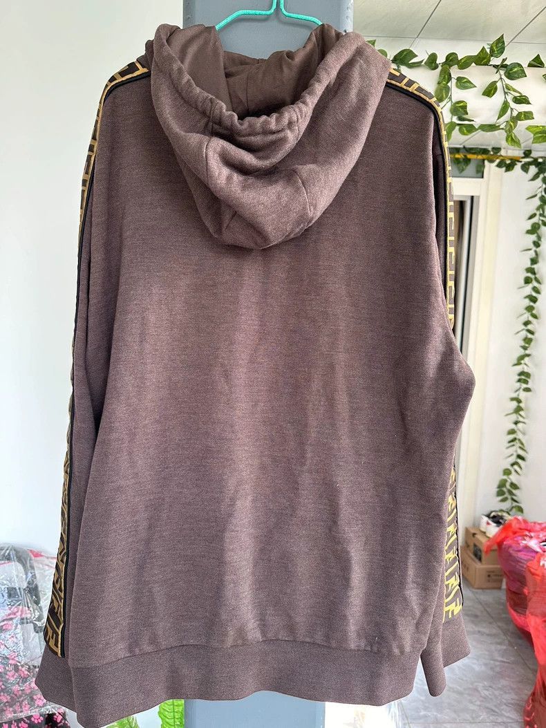 Fendi Fendi Brown Logo Hoodie Size US L / EU 52-54 / 3 - 6 Thumbnail