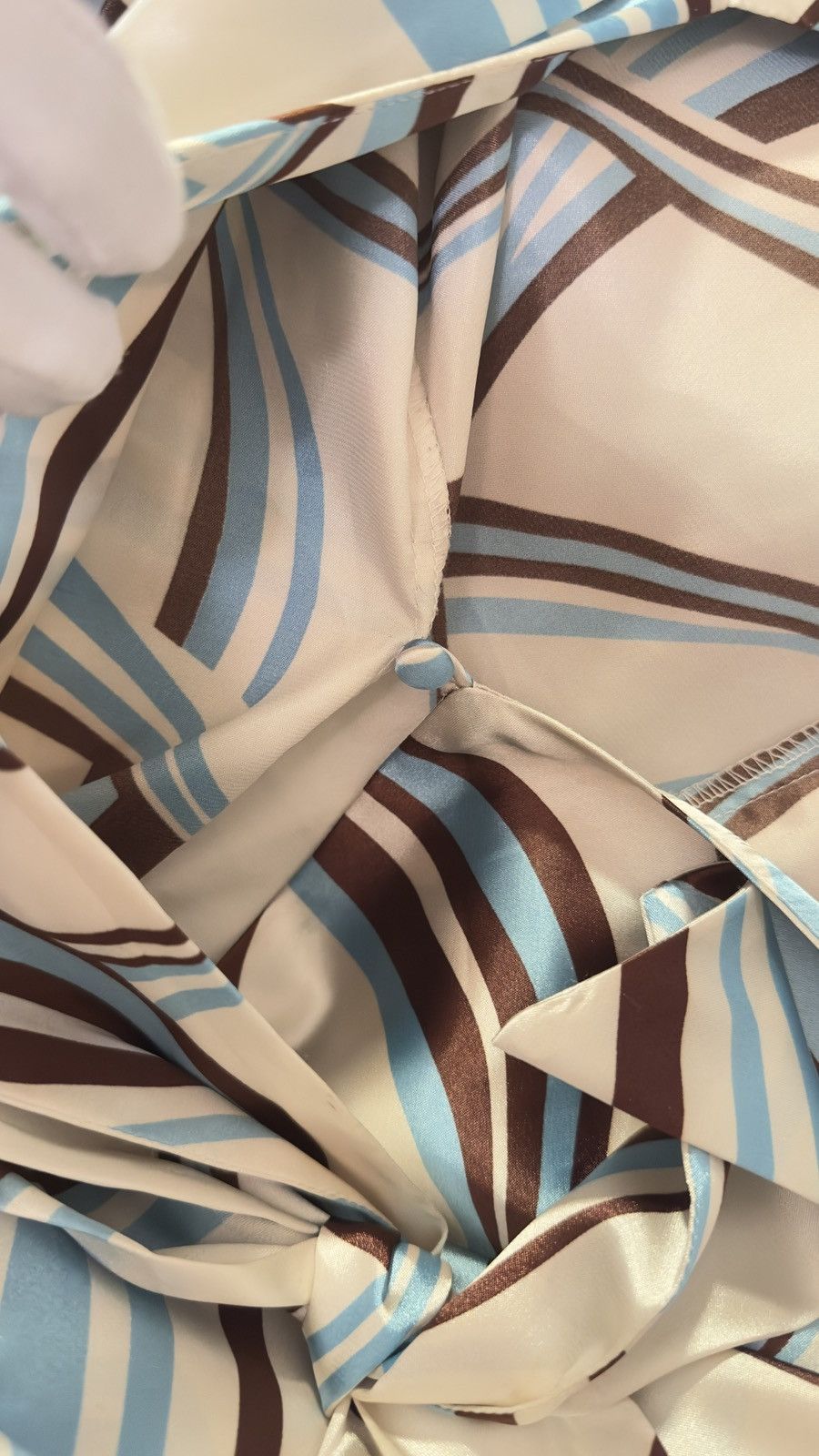Bcbgmaxazria BCBGMAXAZRIA Swirly abstract groovy wrap vintage Top XS Size XS / US 0-2 / IT 36-38 - 13 Thumbnail