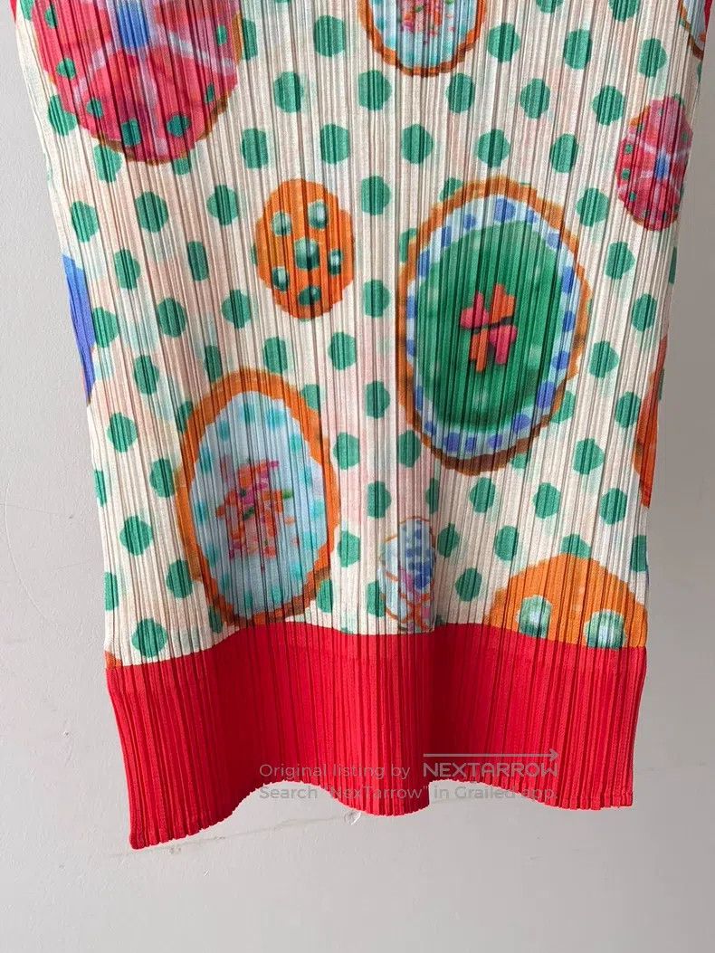 Issey Miyake Issey Miyake Color-block Polka Dot Cookie Donut Vest Top Size M / US 6-8 / IT 42-44 - 5 Thumbnail