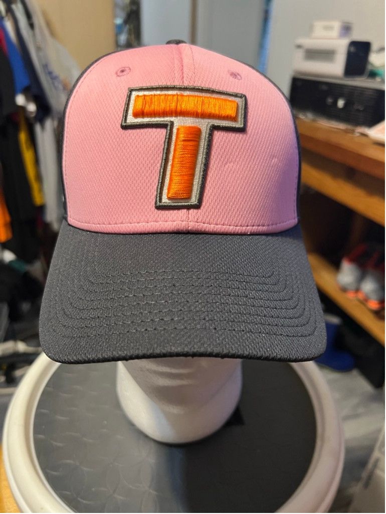 Other Men's Pukka Pink Black Tigers Logo Baseball Hat One Size Size ONE SIZE - 1 Thumbnail