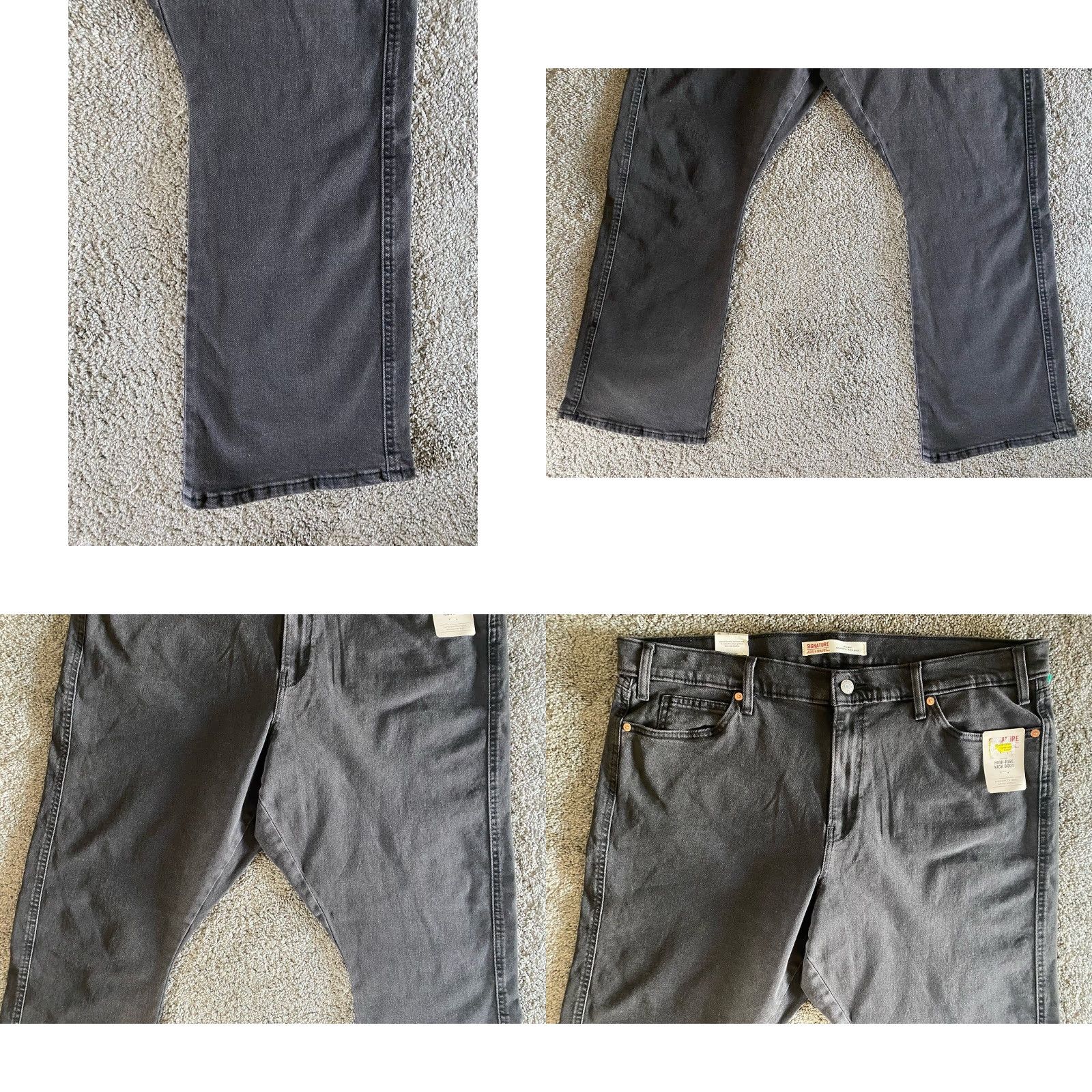 Levi's **Levi's Heritage Kick Boot Jean Women's Size 18 W34 Black** User: Levi's Heritage Kick Boot Jean Women's Size 18 W34 Black Size 40" / US 18 - 8 Thumbnail